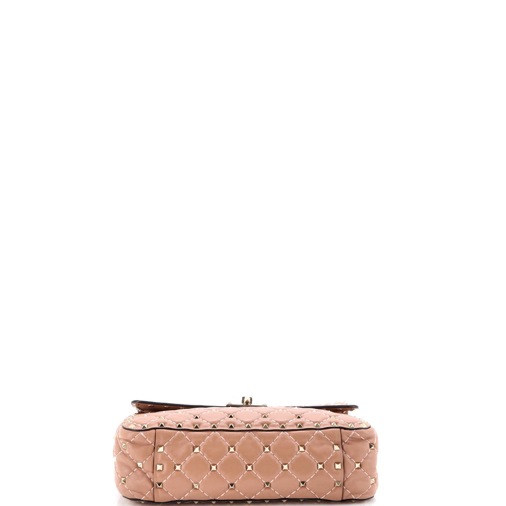 Rockstud Spike Flap Bag Quilted Leather Medium