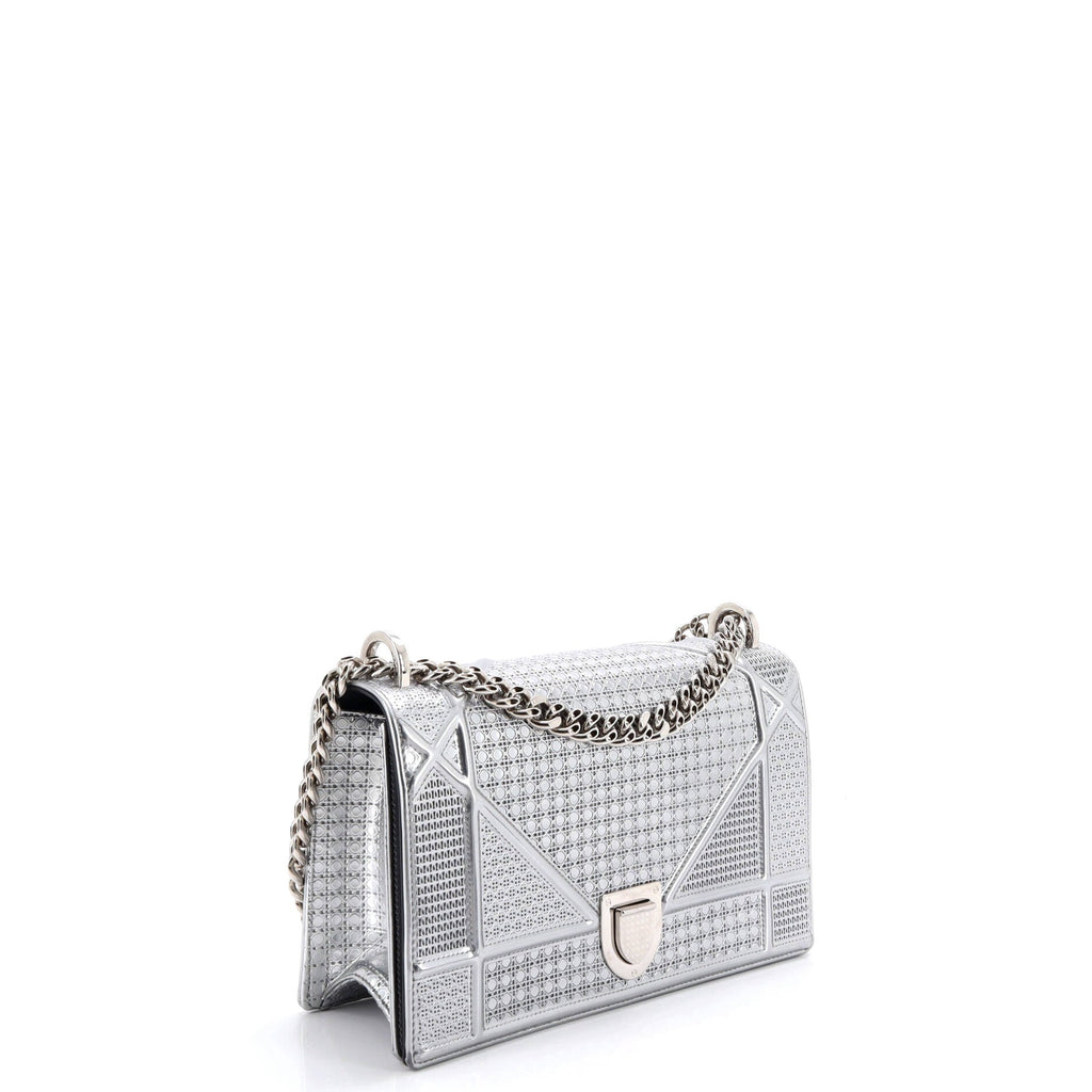 Diorama Flap Bag Cannage Embossed Calfskin Medium