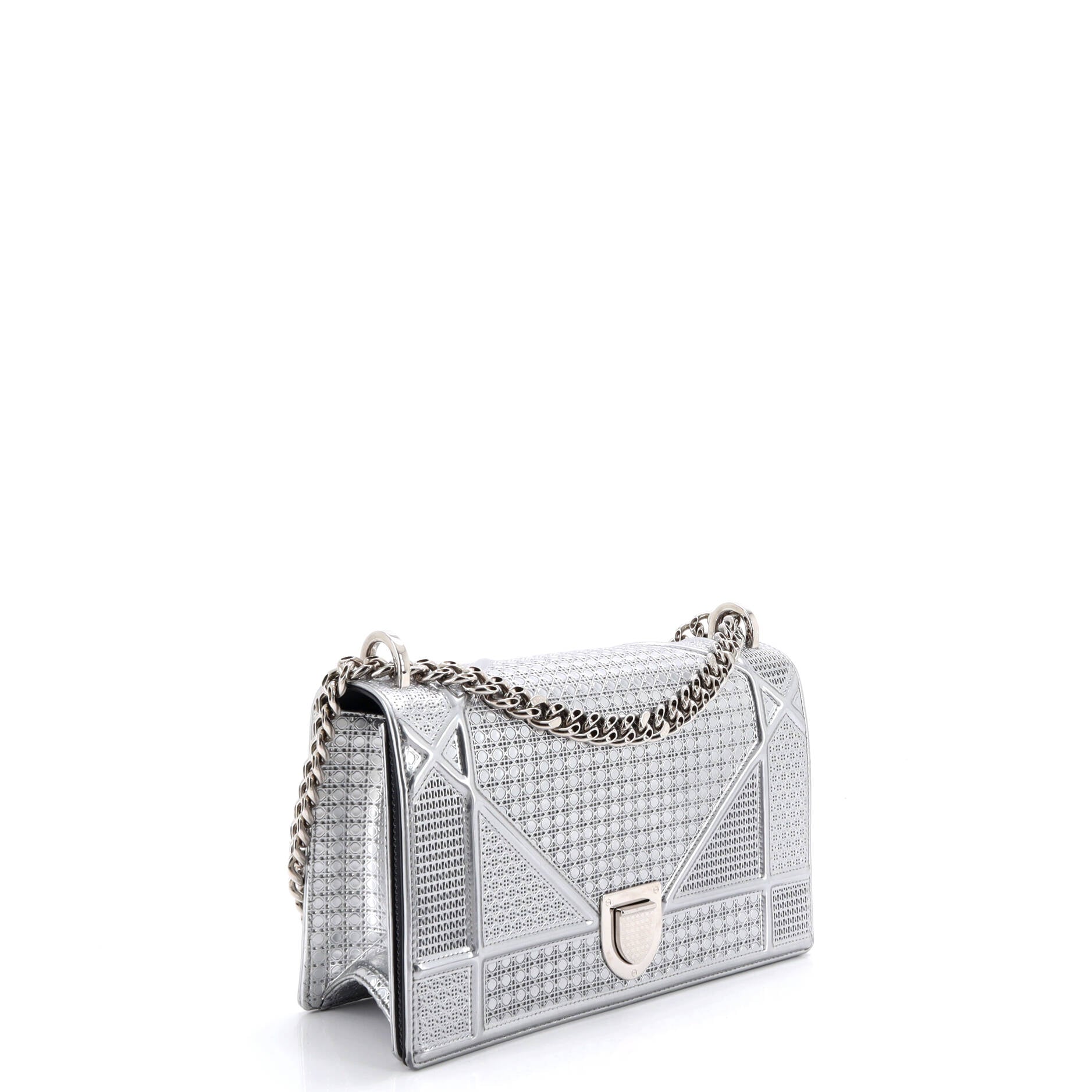 Diorama Flap Bag Cannage Embossed Calfskin Medium