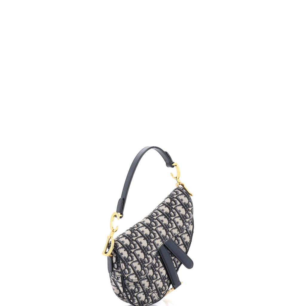 Saddle Handbag Oblique Canvas Mini