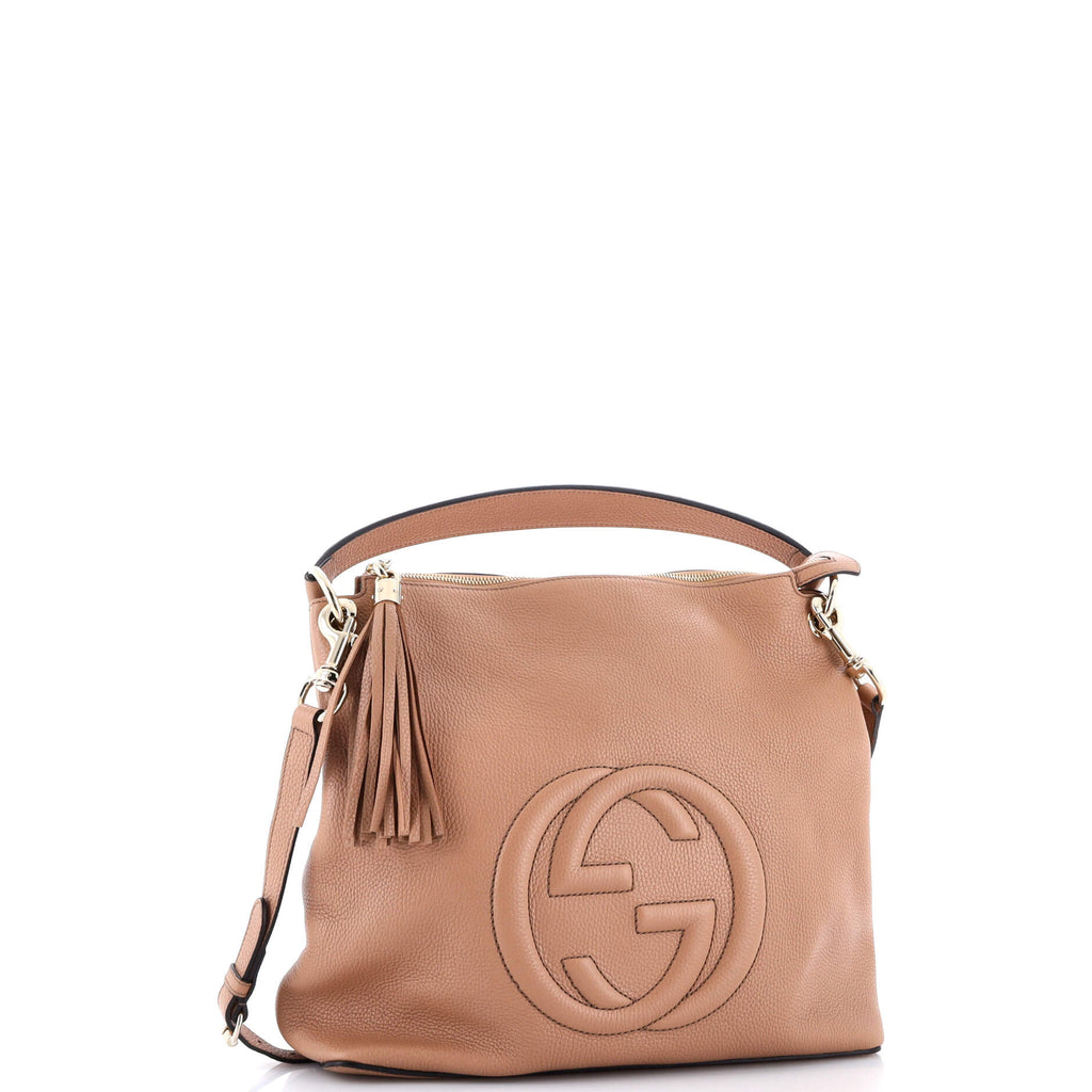 Soho Convertible Hobo Leather Large