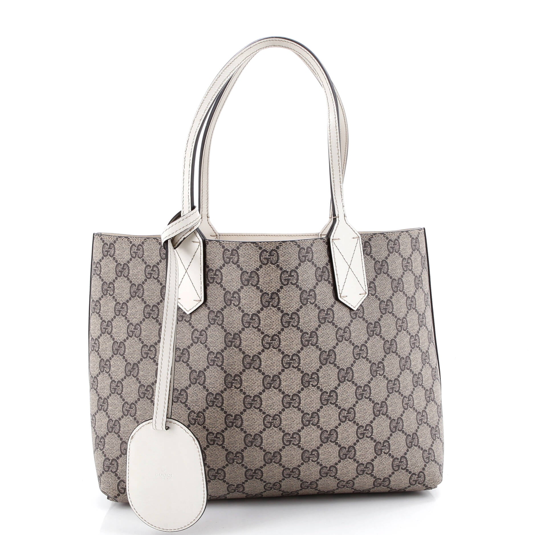 Reversible Tote GG Print Leather Small