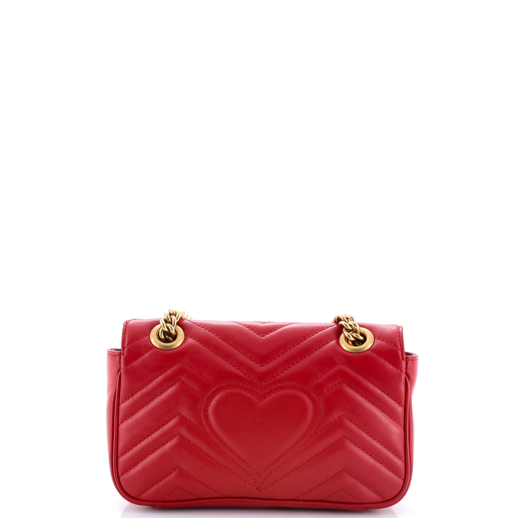 GG Marmont Flap Bag Matelasse Leather Mini