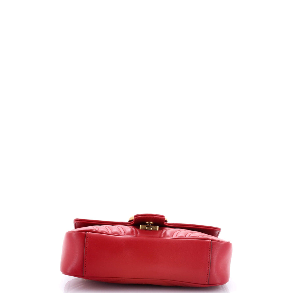 GG Marmont Flap Bag Matelasse Leather Mini