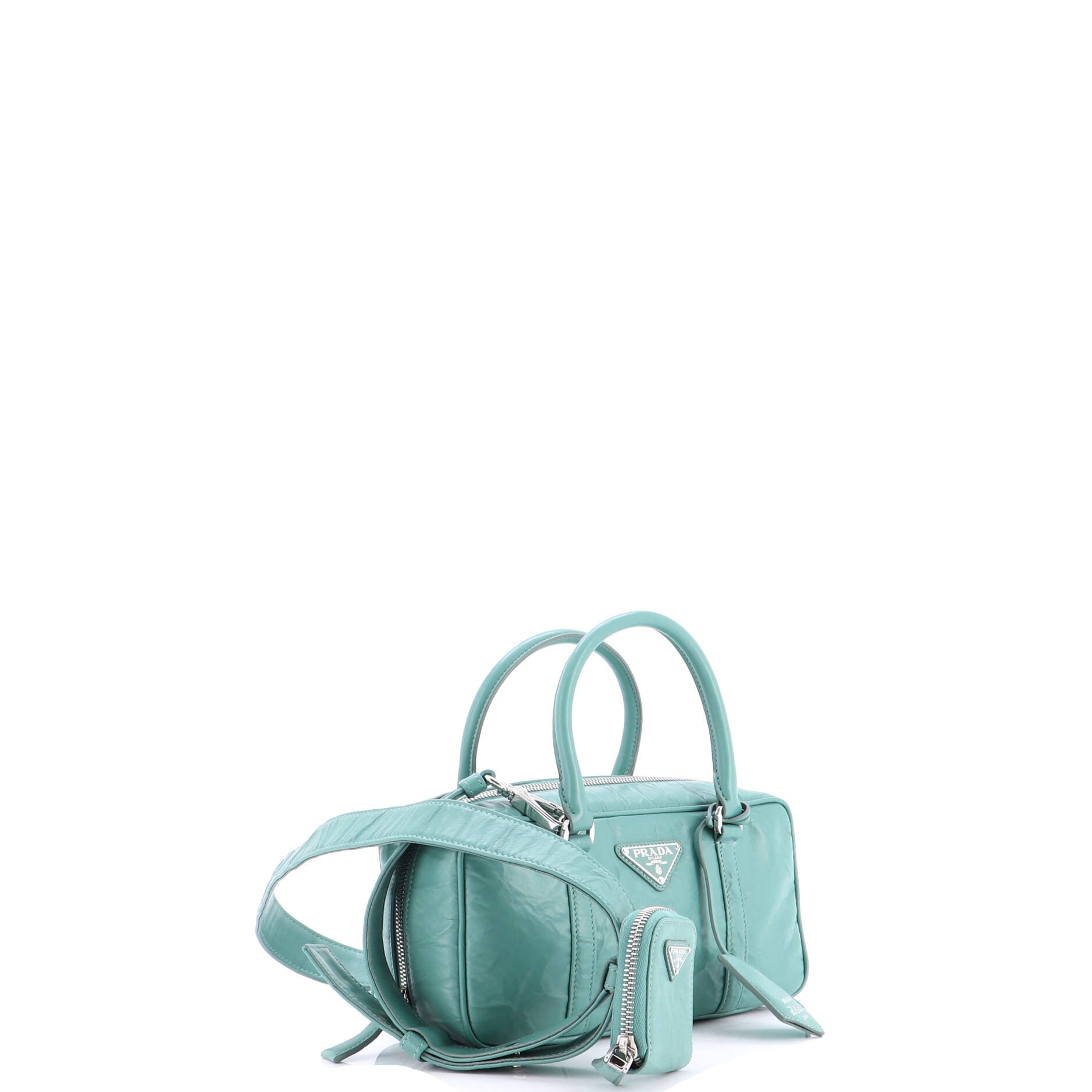 Re-Edition Top Handle Bauletto Bag Nappa Antique Small