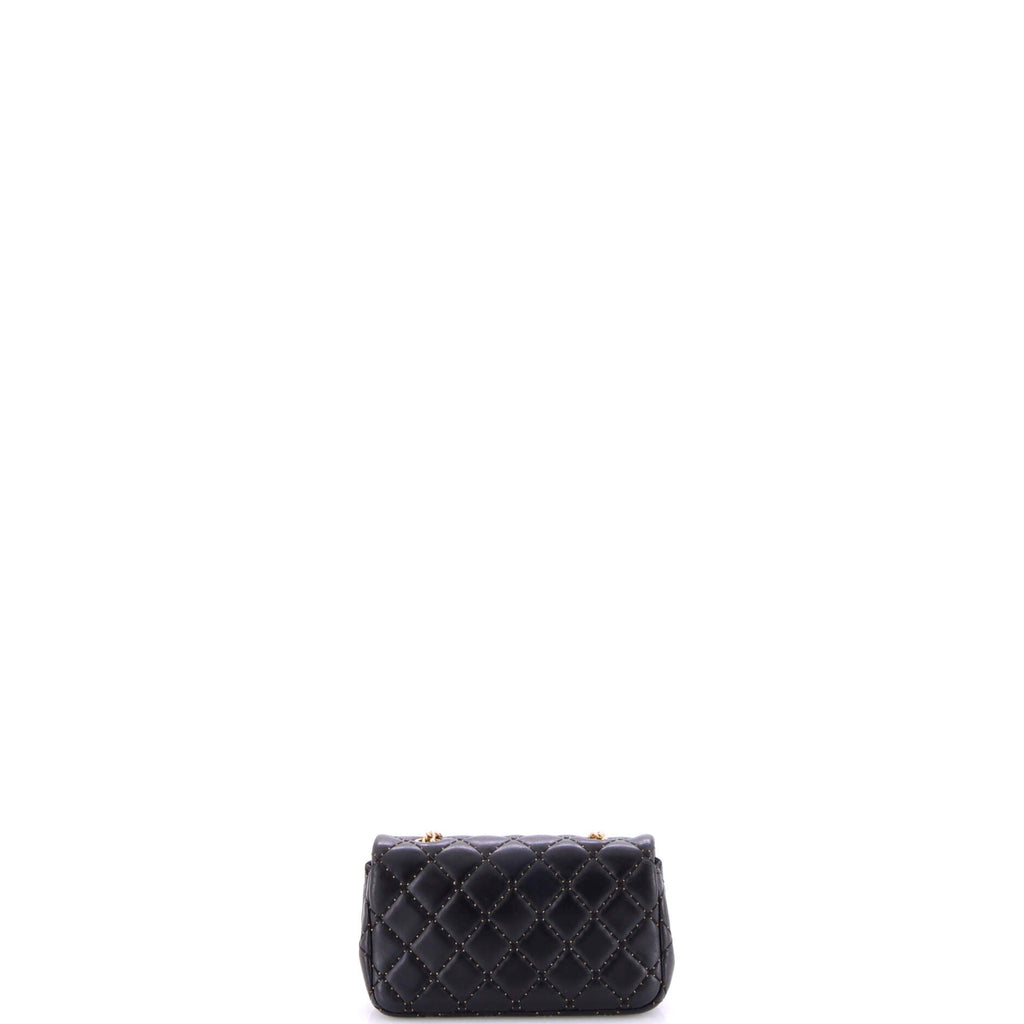 Classic Single Flap Bag Studded Quilted Lambskin Extra Mini