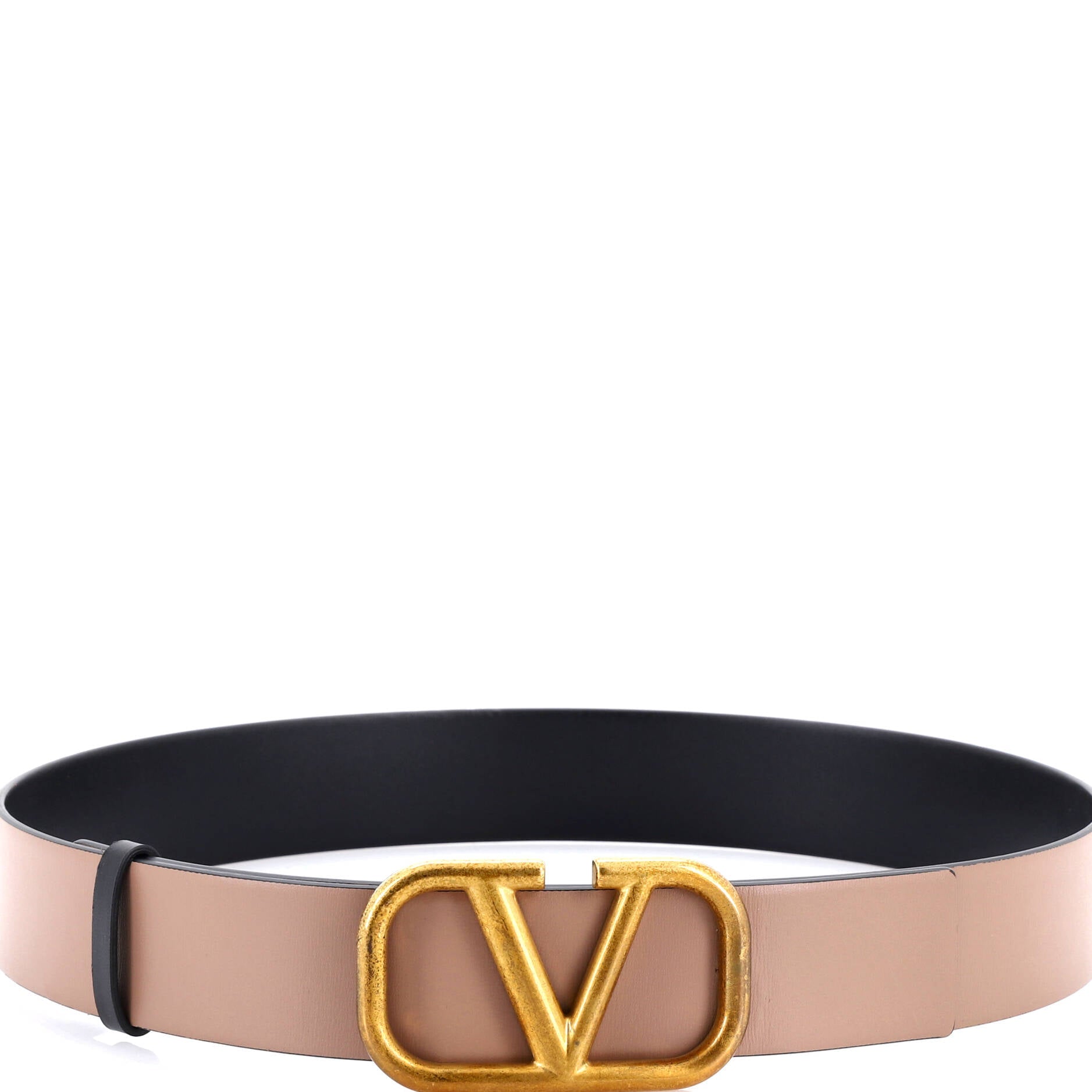 VLogo Reversible Belt Leather Wide