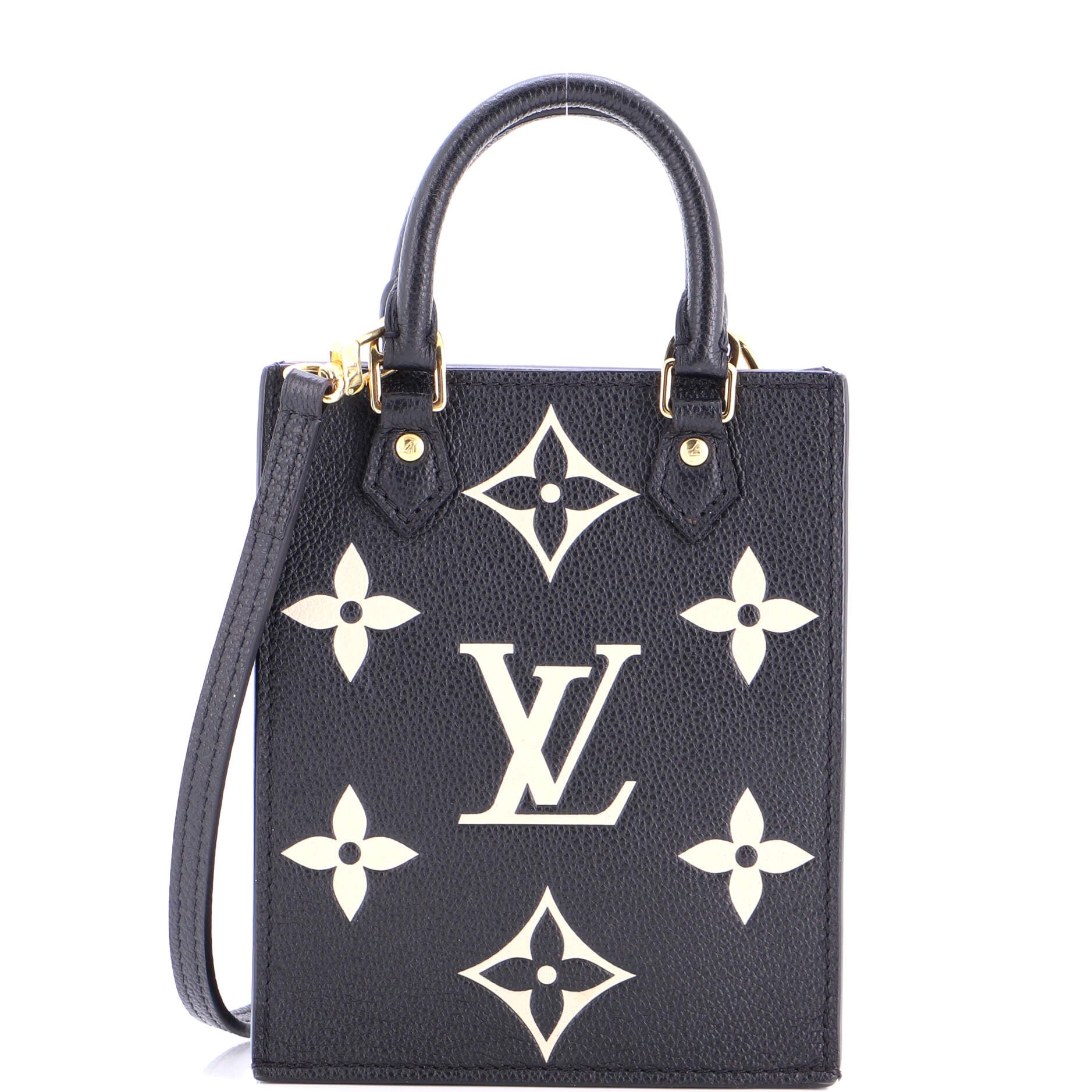 Petit Sac Plat Bag Bicolor Monogram Empreinte Giant