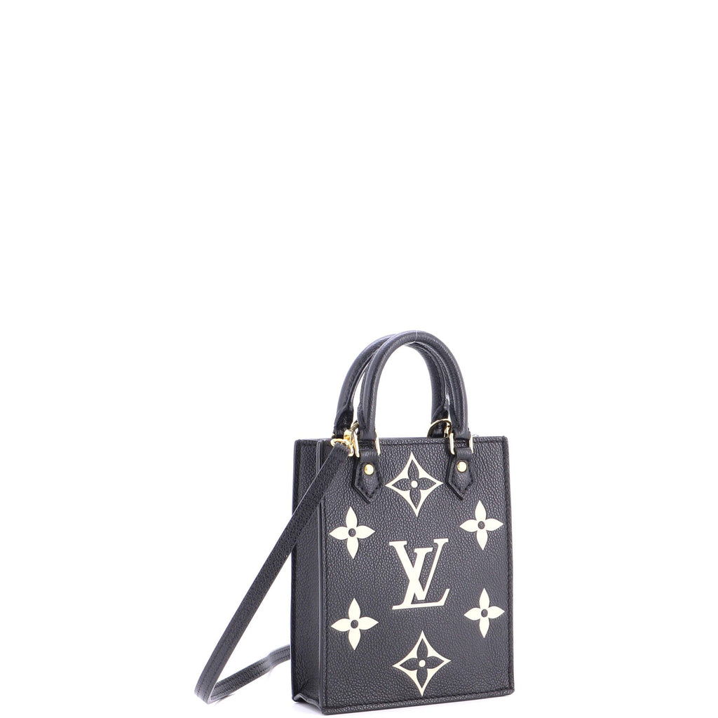 Petit Sac Plat Bag Bicolor Monogram Empreinte Giant