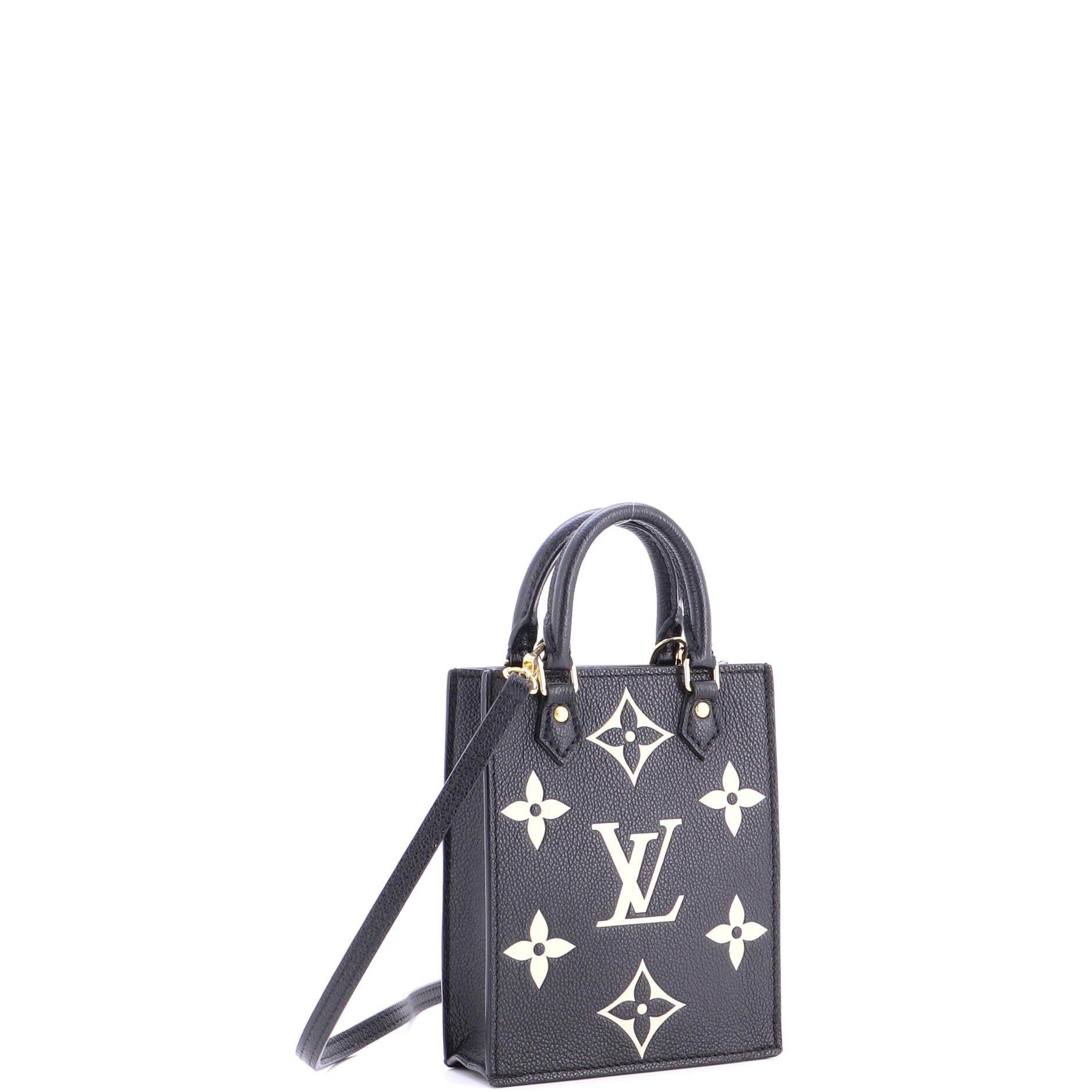 Petit Sac Plat Bag Bicolor Monogram Empreinte Giant