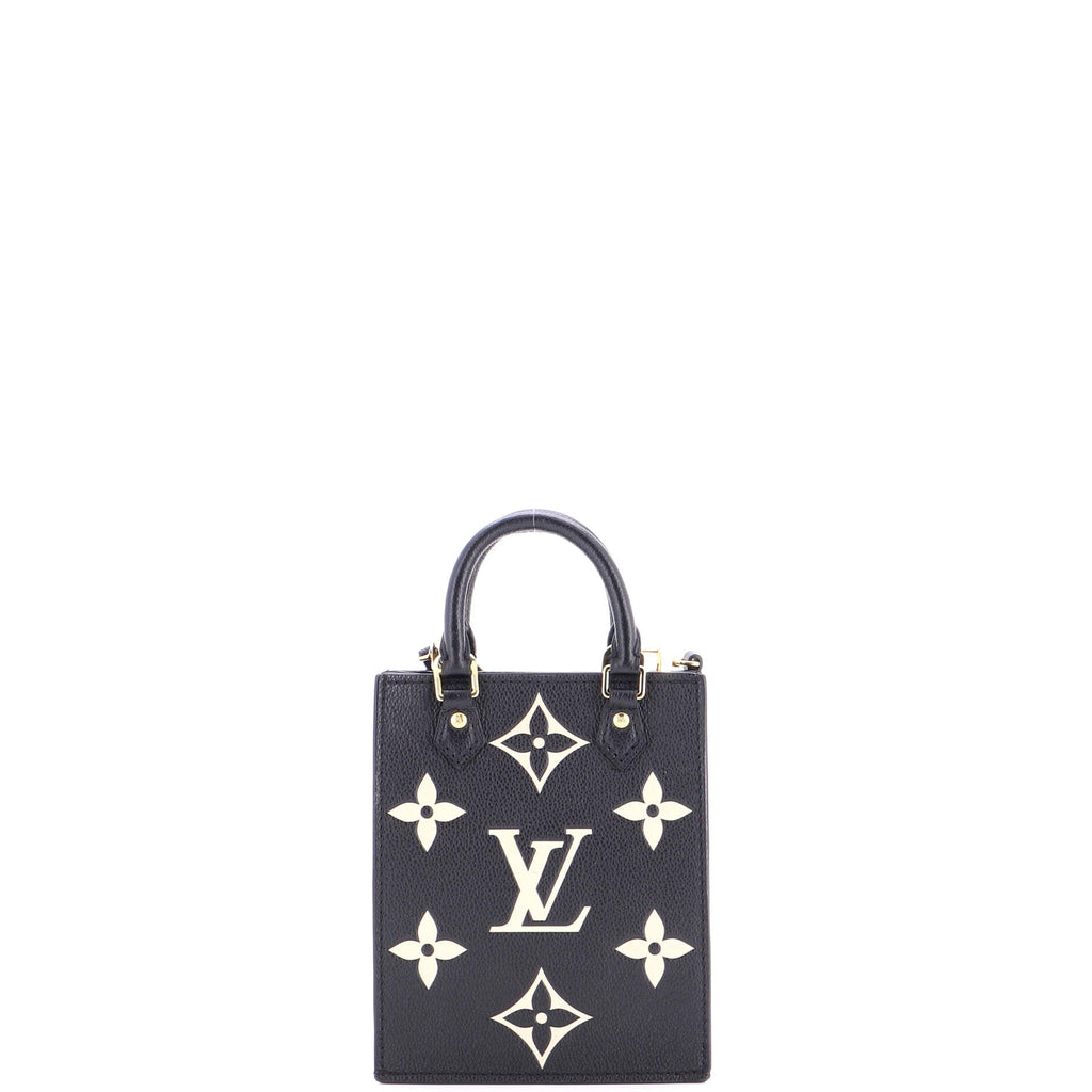 Petit Sac Plat Bag Bicolor Monogram Empreinte Giant
