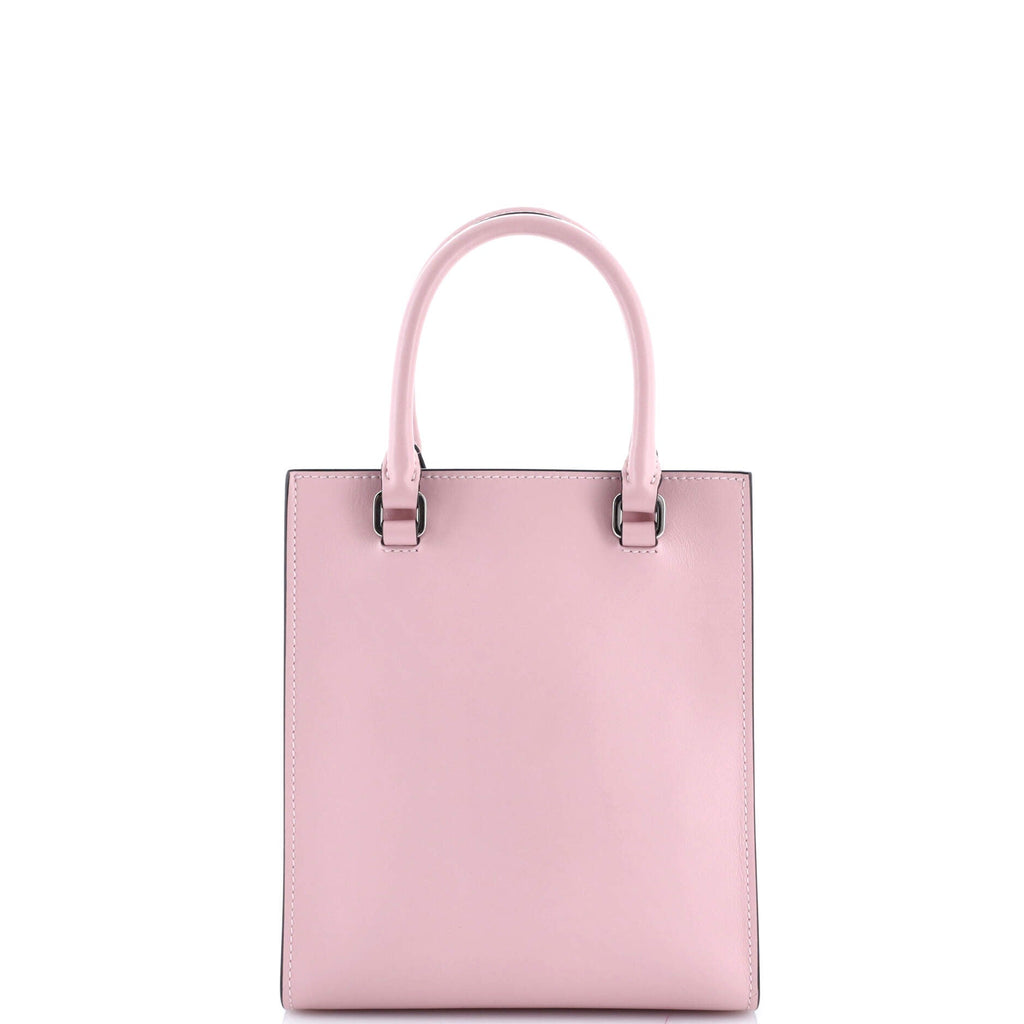 Logo Drill Tote Leather Mini