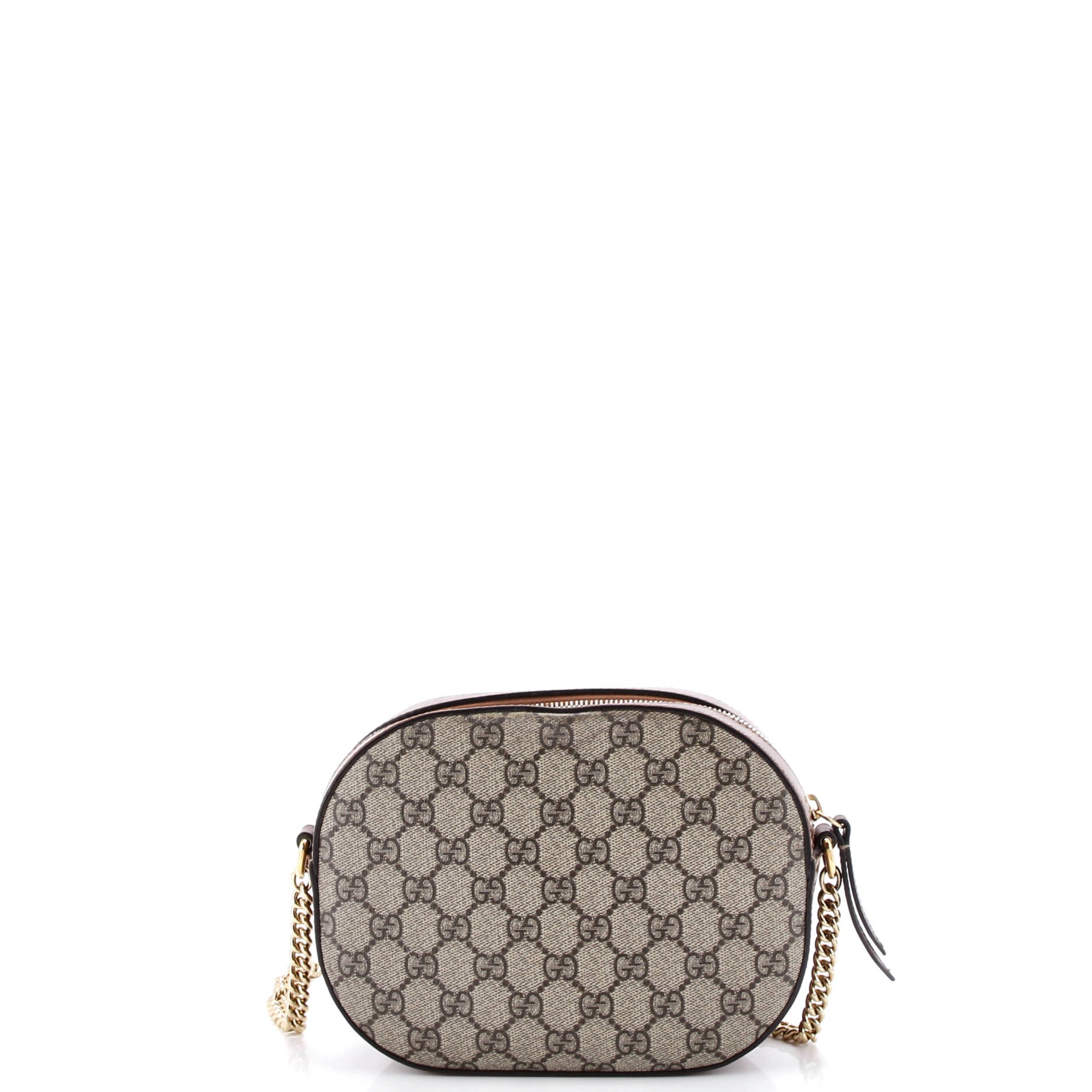 Chain Crossbody Bag GG Coated Canvas and Leather Mini
