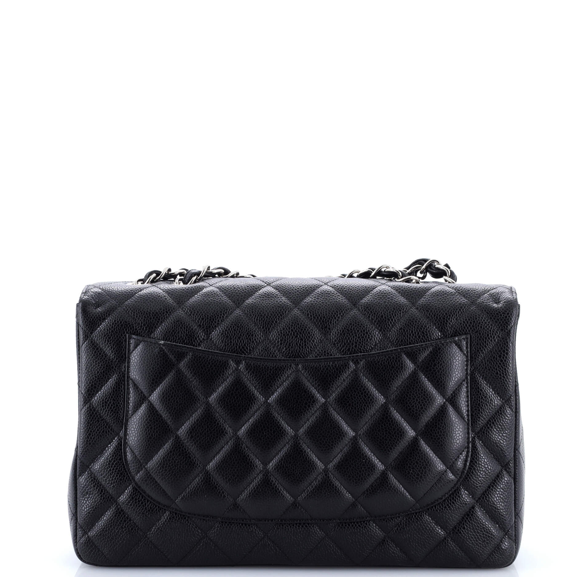 Vintage Classic Single Flap Bag Quilted Caviar Jumbo