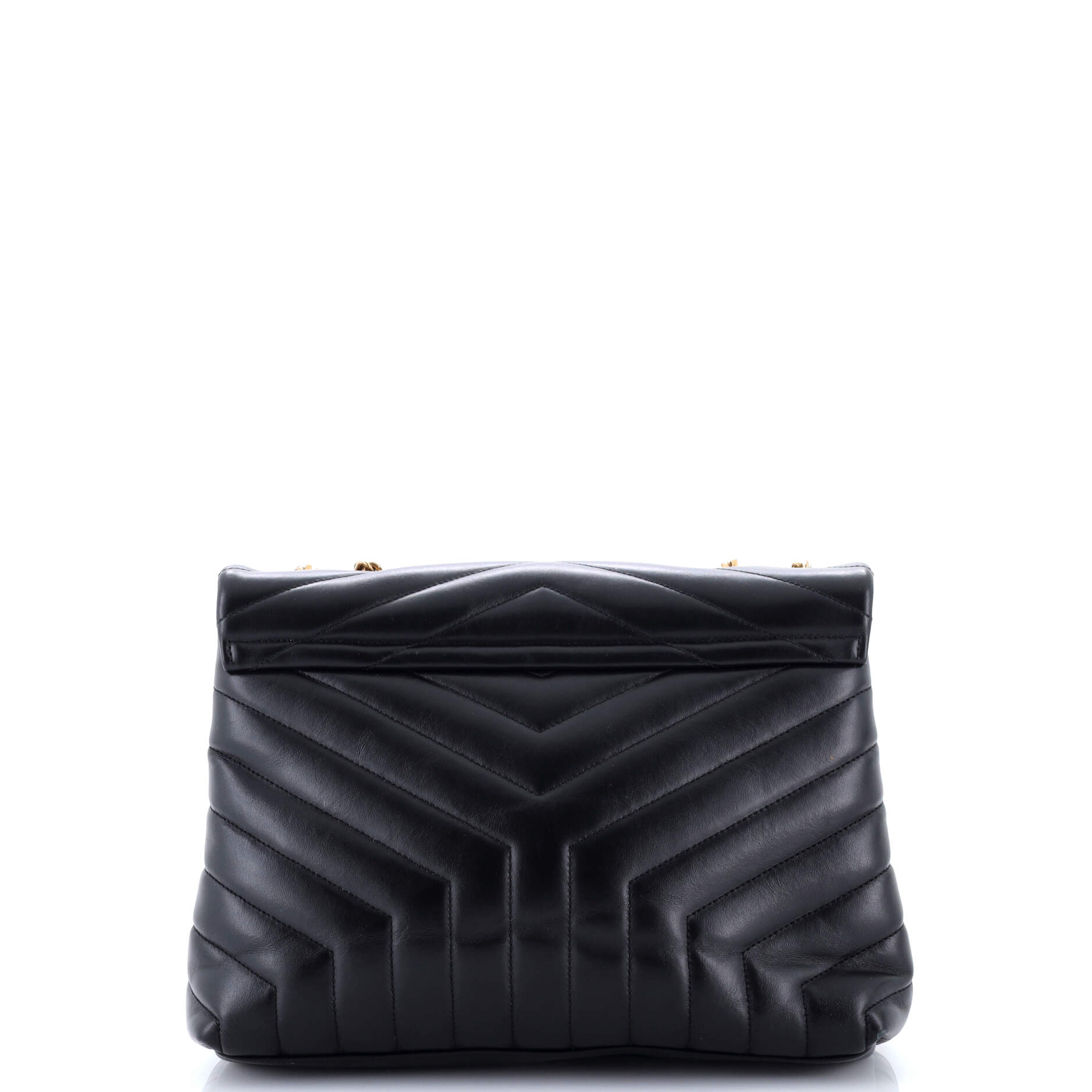 Loulou Shoulder Bag Matelasse Chevron Leather Medium