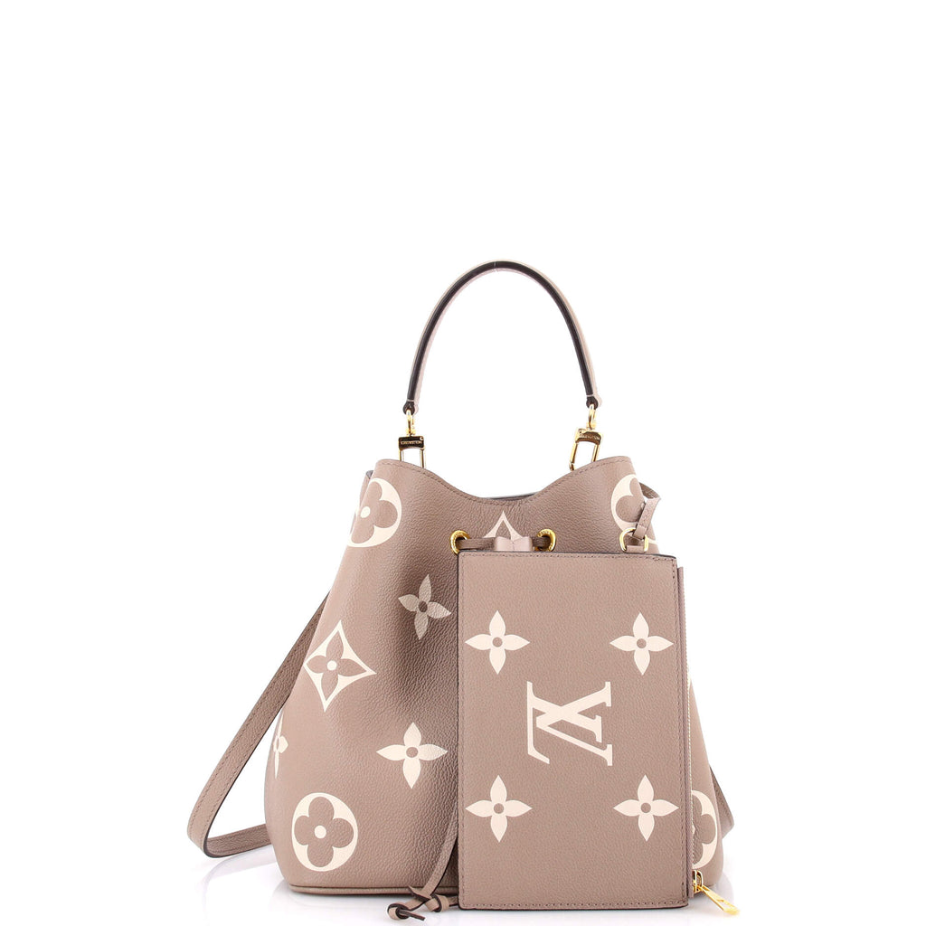 NeoNoe Handbag Bicolor Monogram Empreinte Giant MM