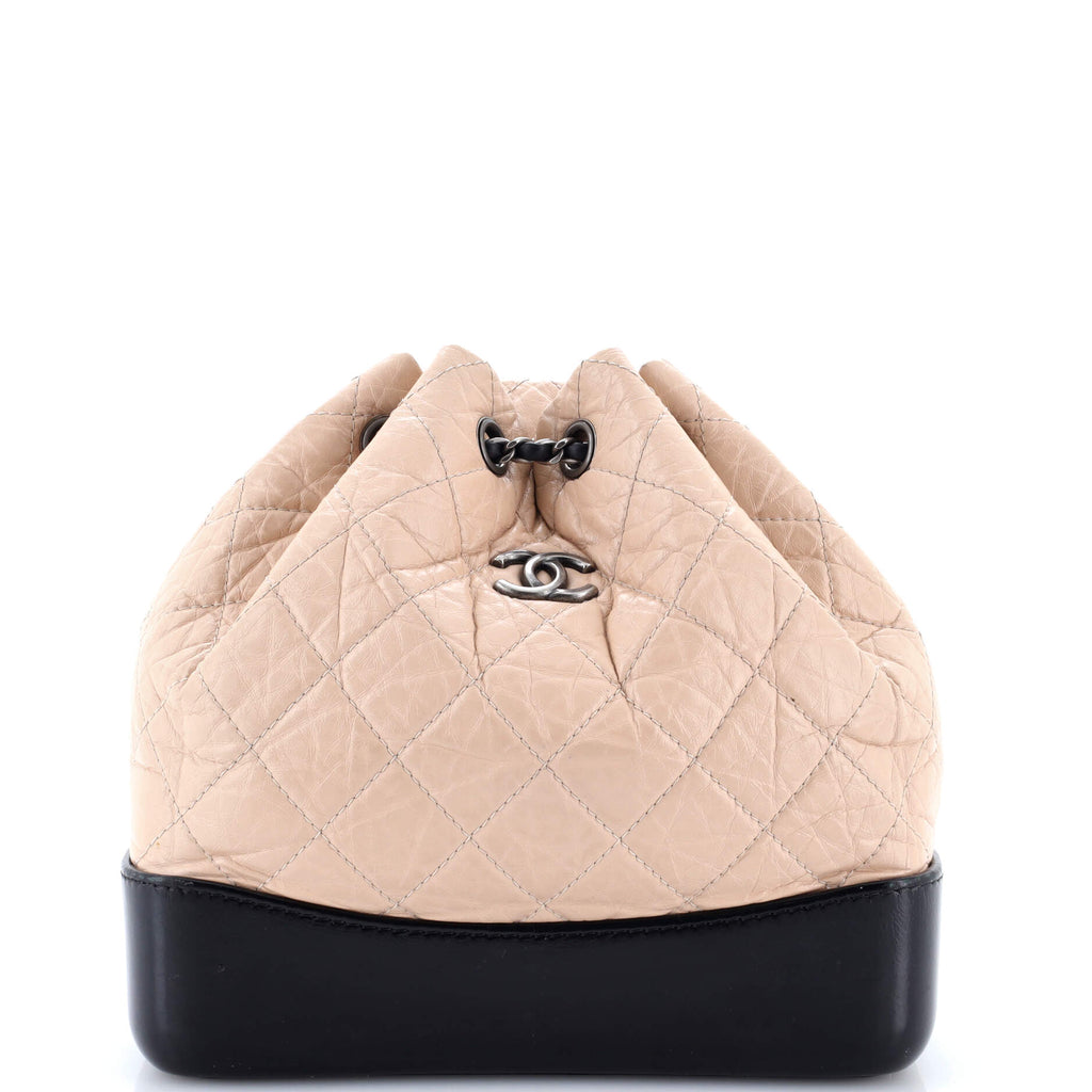 Gabrielle Backpack Quilted Aged Calfskin Small