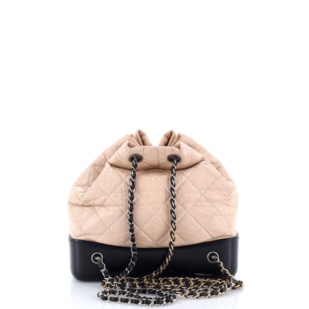 Gabrielle Backpack Quilted Aged Calfskin Small