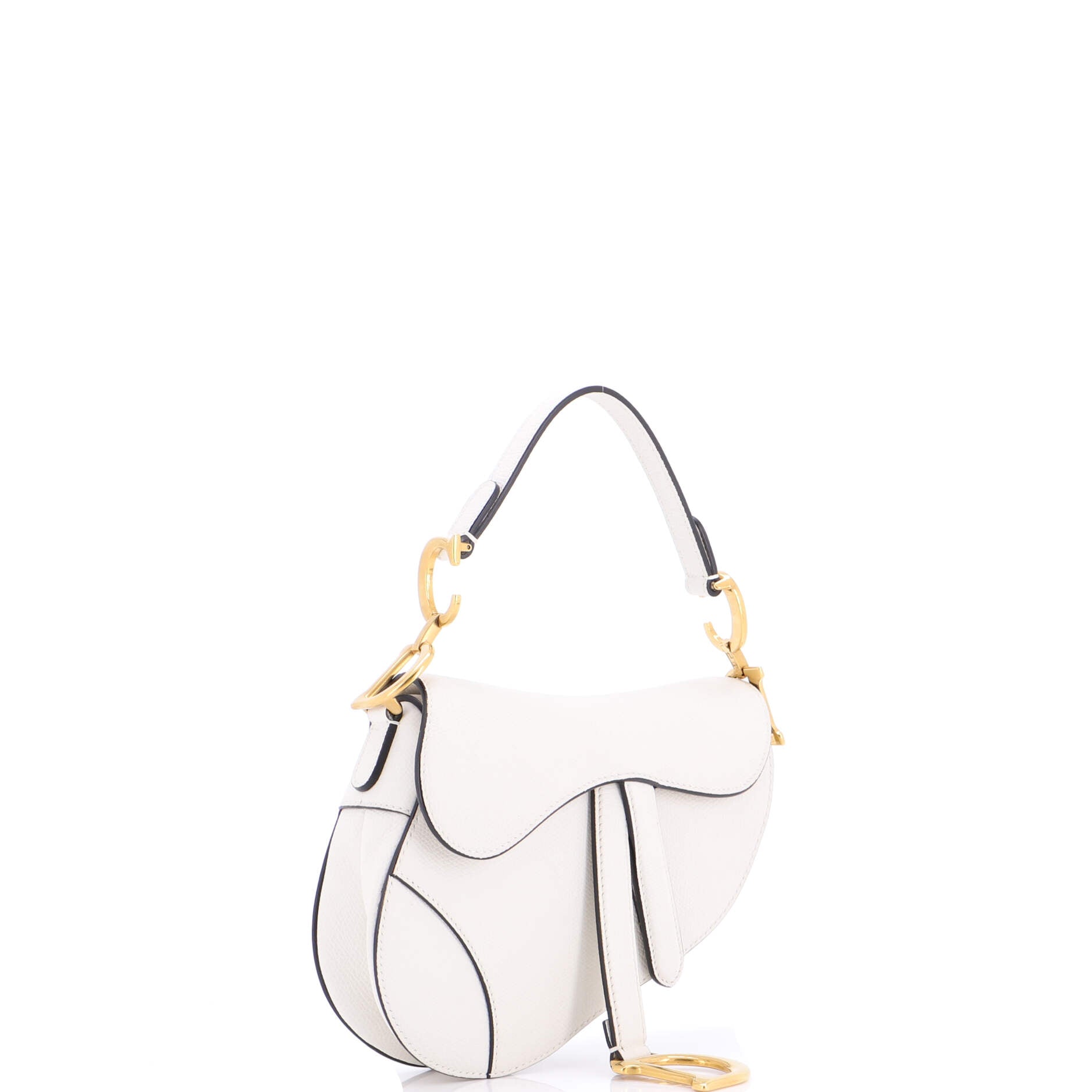 Saddle Handbag Leather Mini