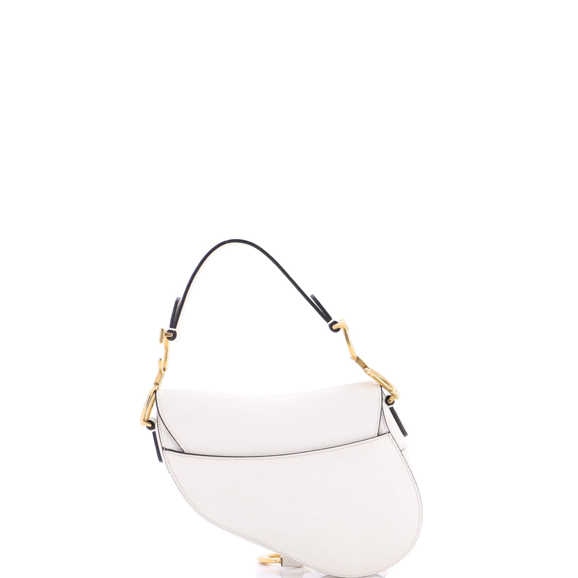 Saddle Handbag Leather Mini