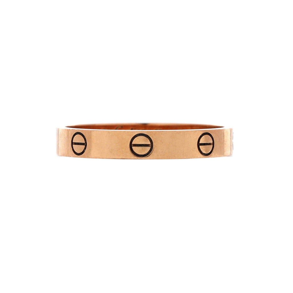 Love Wedding Band Ring 18K Rose Gold