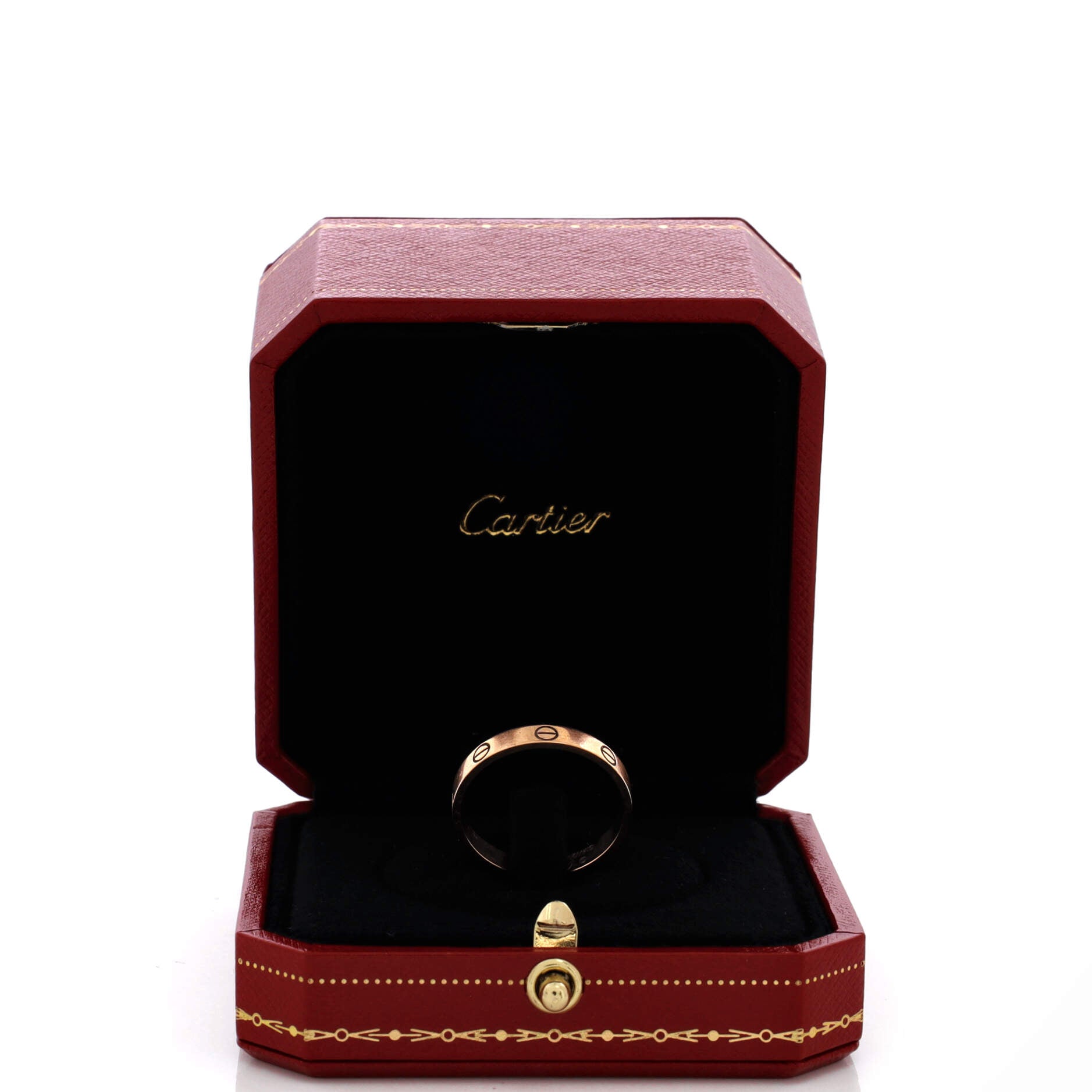Love Wedding Band Ring 18K Rose Gold