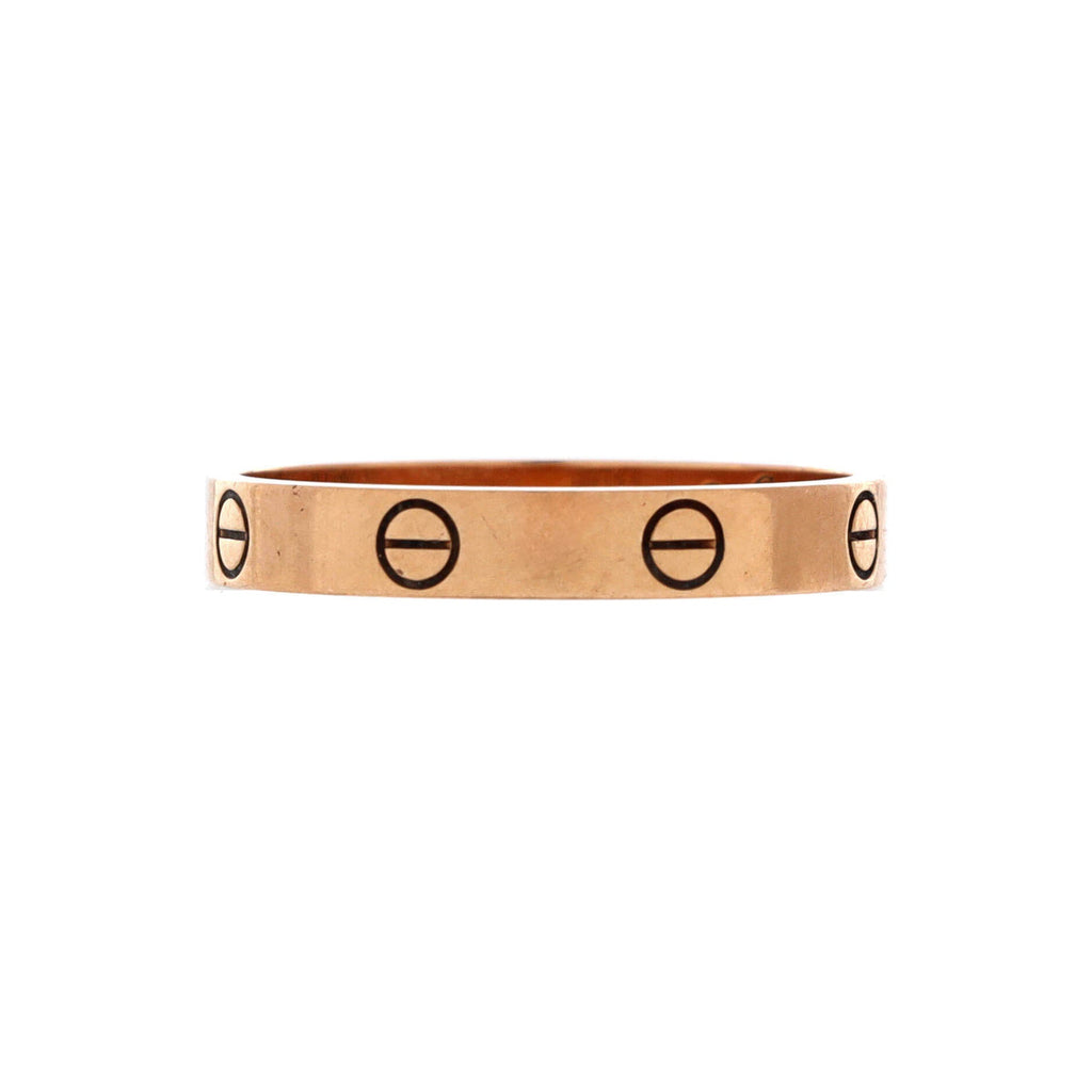 Love Wedding Band Ring 18K Rose Gold