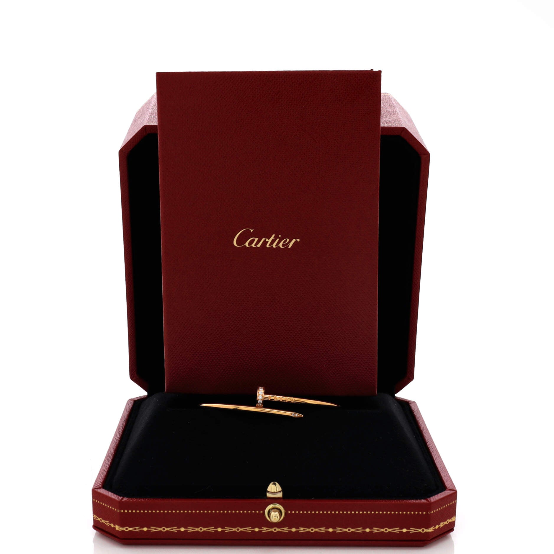 Juste un Clou Bracelet 18K Rose Gold with Diamonds Small