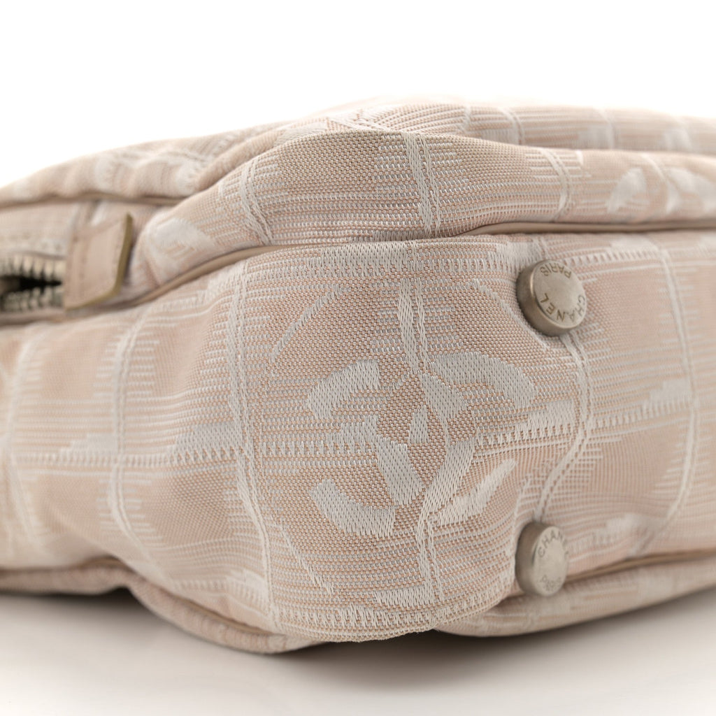 Nylon Small Travel Tote Beige