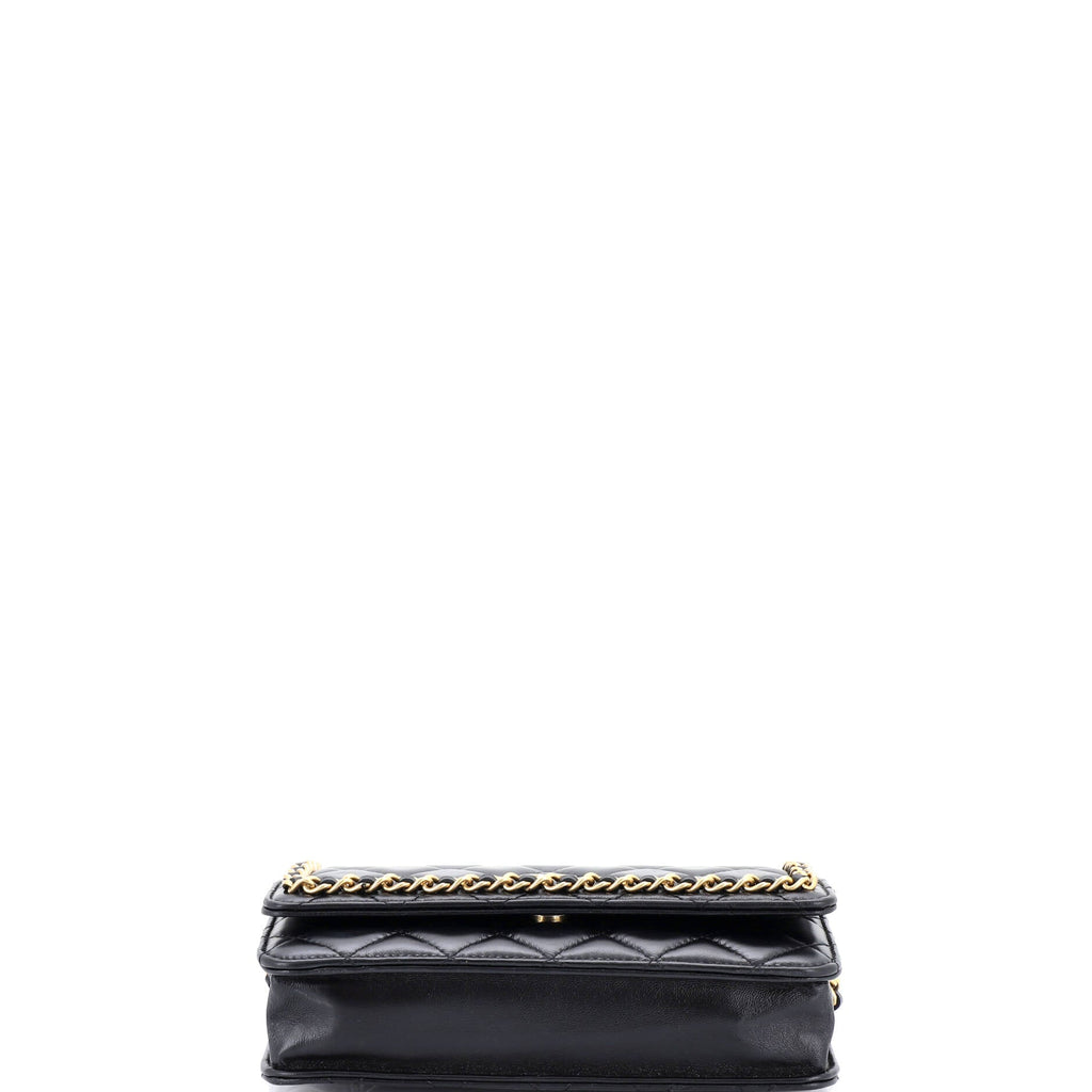 Chain Around Wallet on Chain Quilted Lambskin