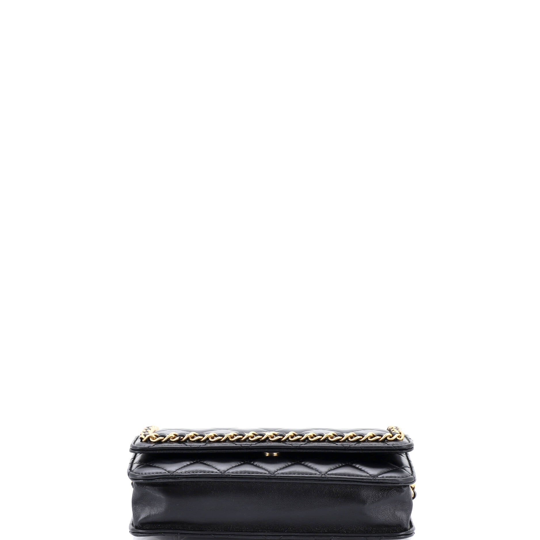 Chain Around Wallet on Chain Quilted Lambskin