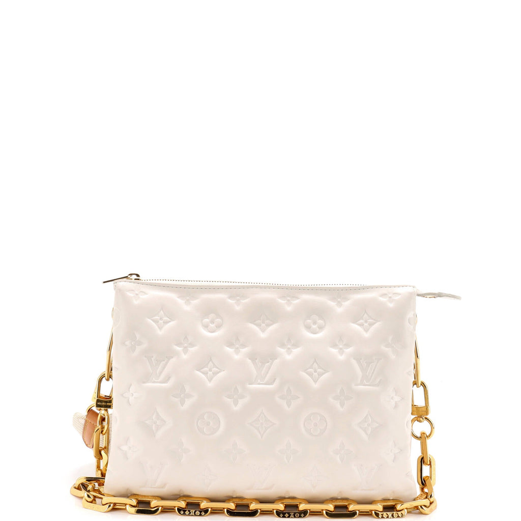 Coussin Bag Monogram Embossed Lambskin PM