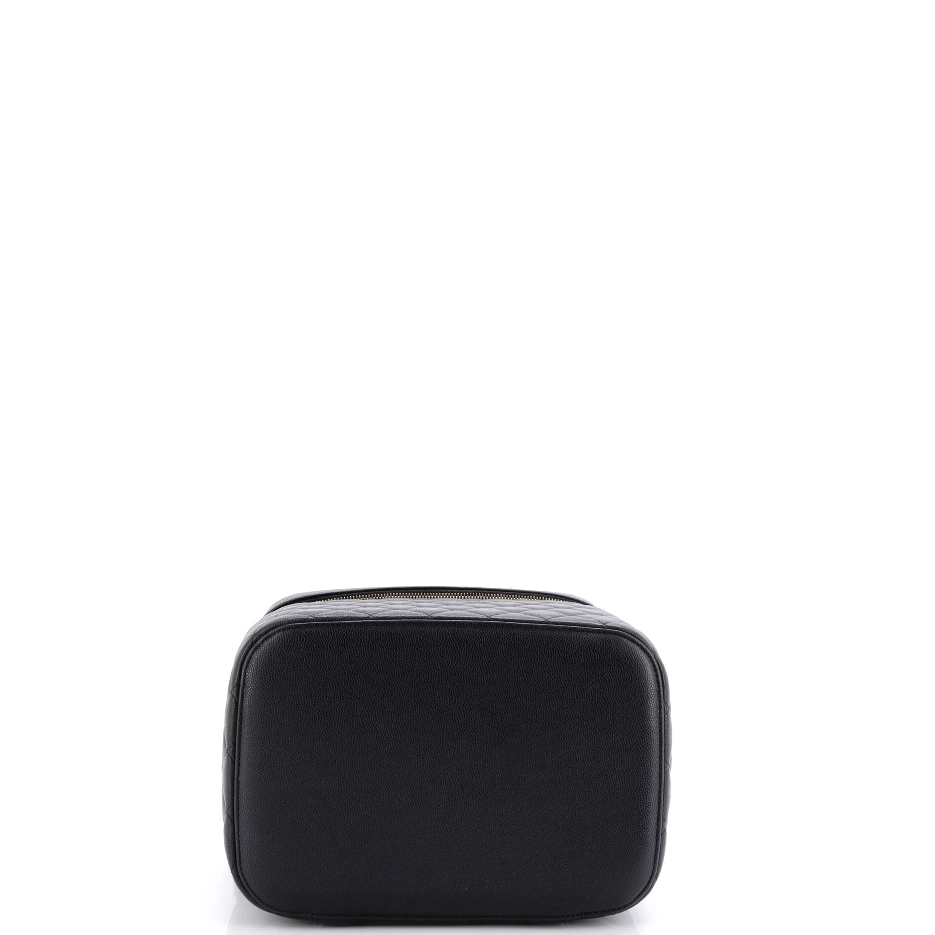 Classic Vanity Case Quilted Caviar Large