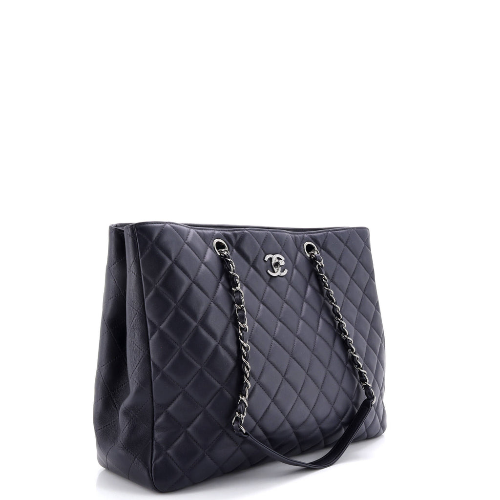 Classic CC Shopping Tote Quilted Calfskin Large
