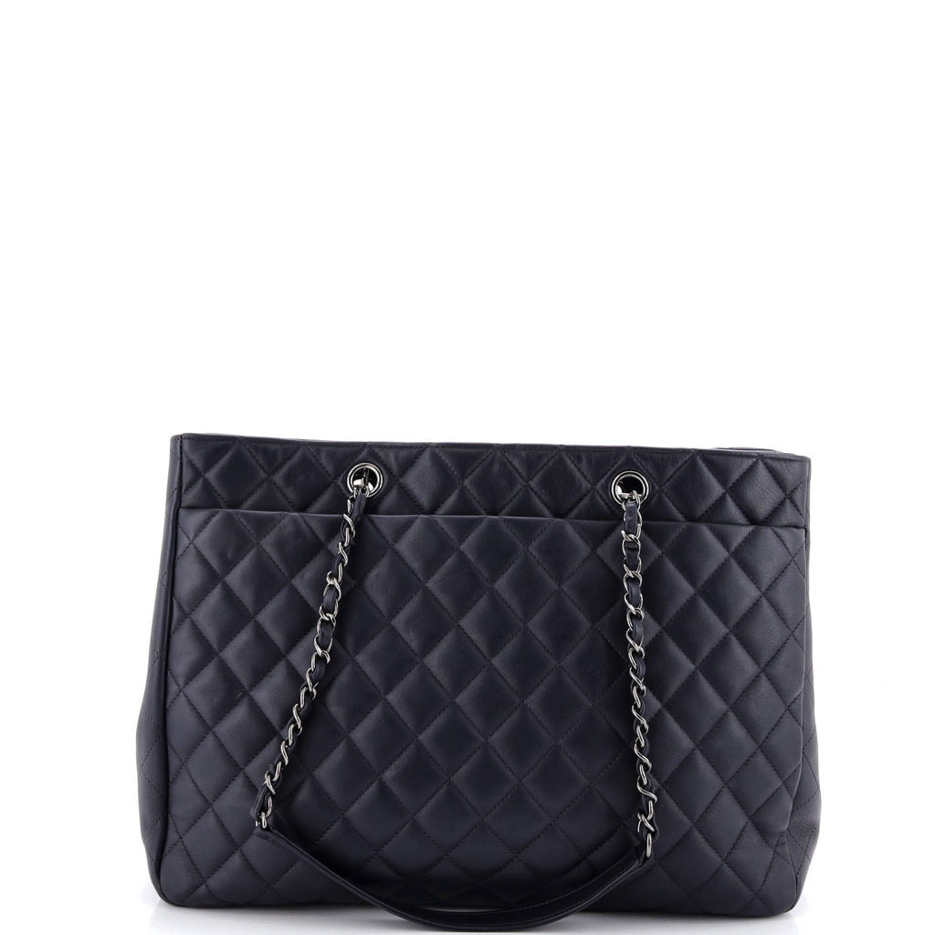 Classic CC Shopping Tote Quilted Calfskin Large