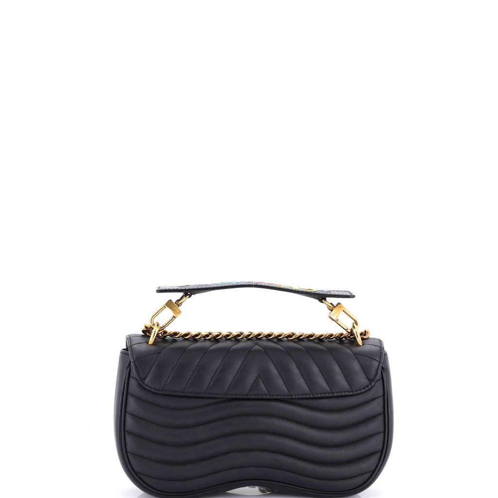 New Wave Chain Bag Quilted Leather MM