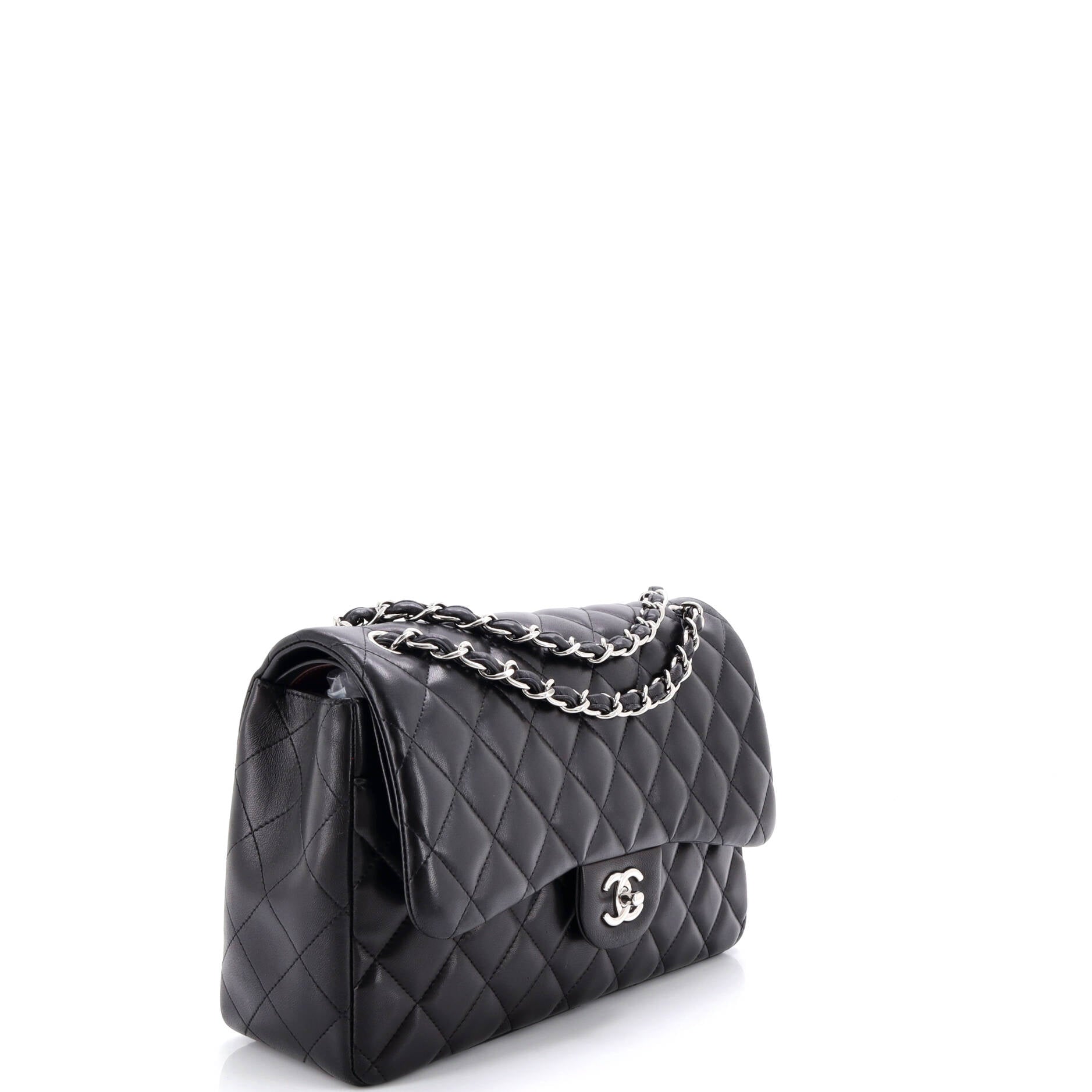 Classic Double Flap Bag Quilted Lambskin Jumbo