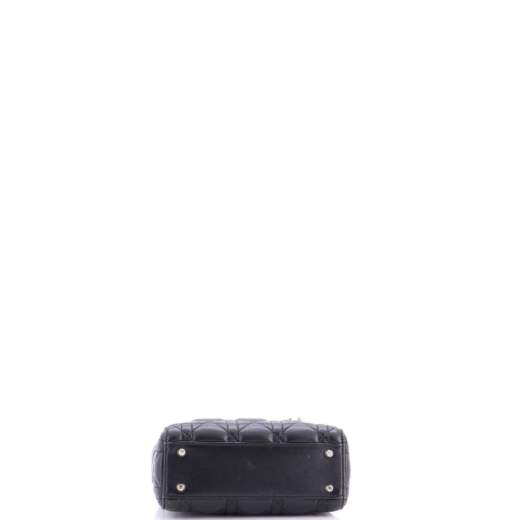 Lady Dior Chain Bag Cannage Quilt Lambskin Mini