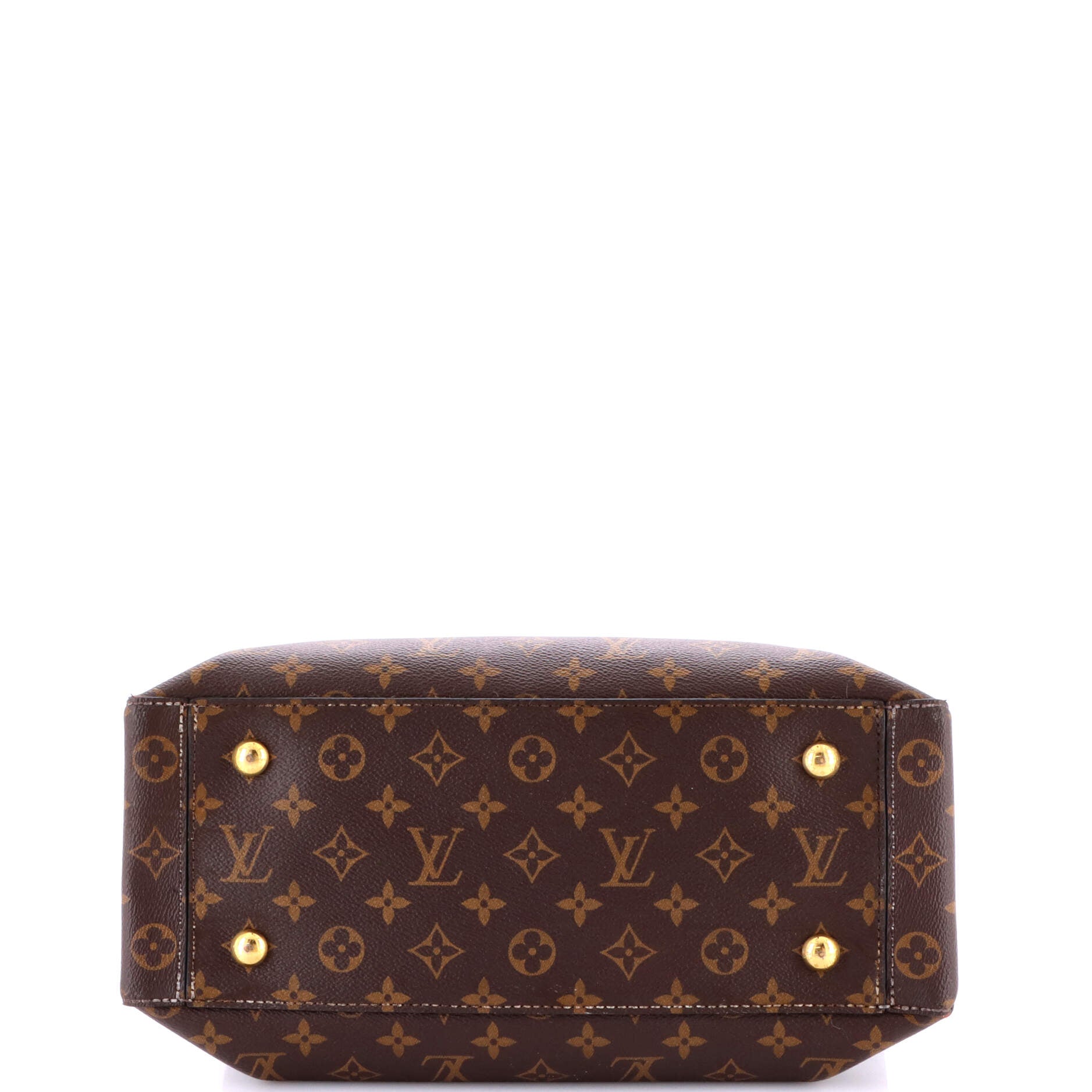 Flower Tote Monogram Canvas with Leather