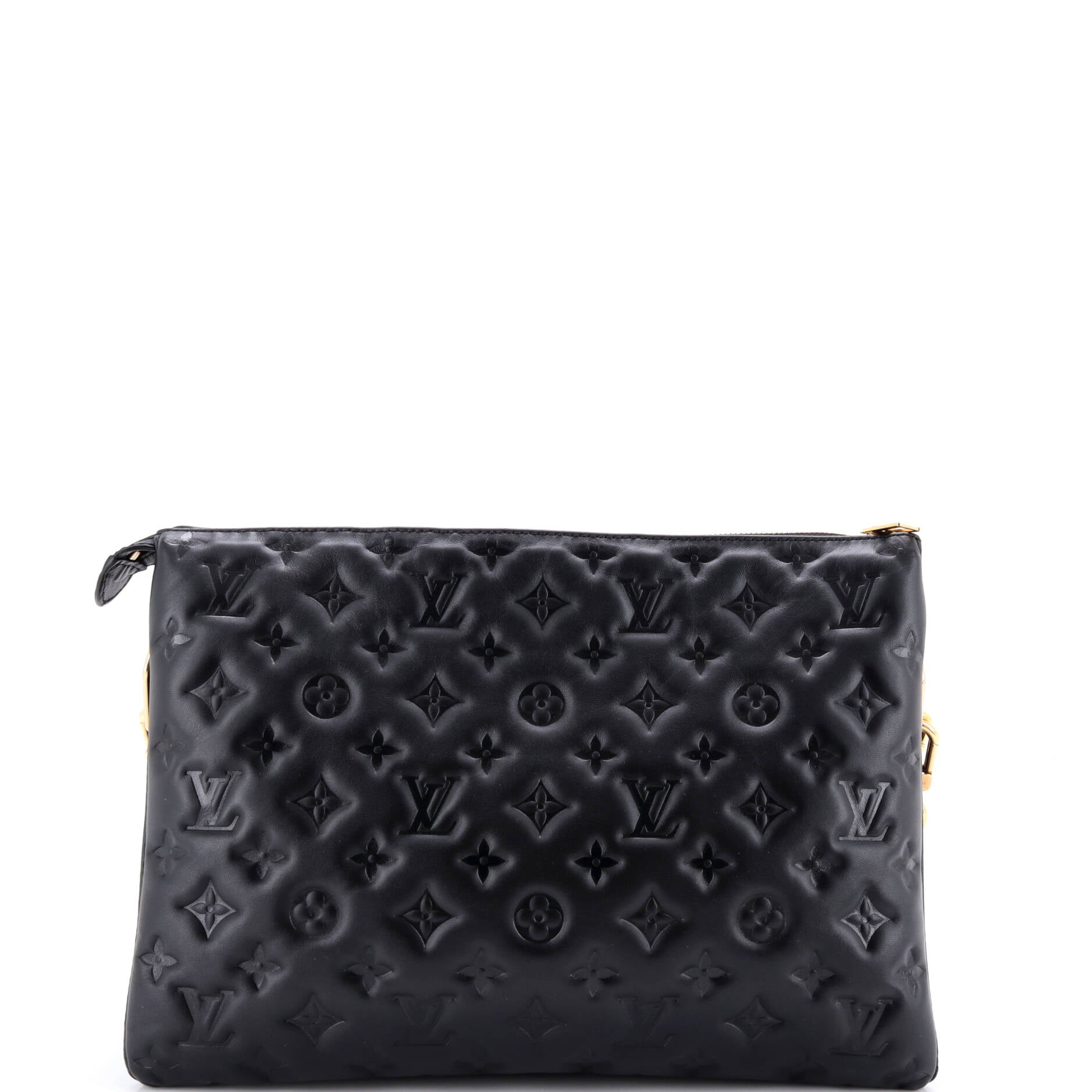 Coussin Bag Monogram Embossed Lambskin MM