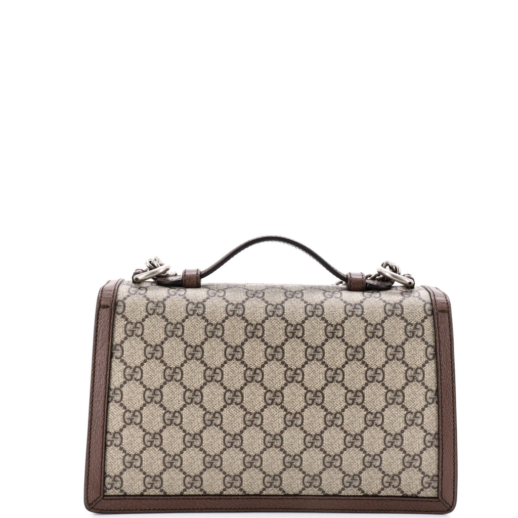 Dionysus Top Handle Chain Bag GG Coated Canvas Small