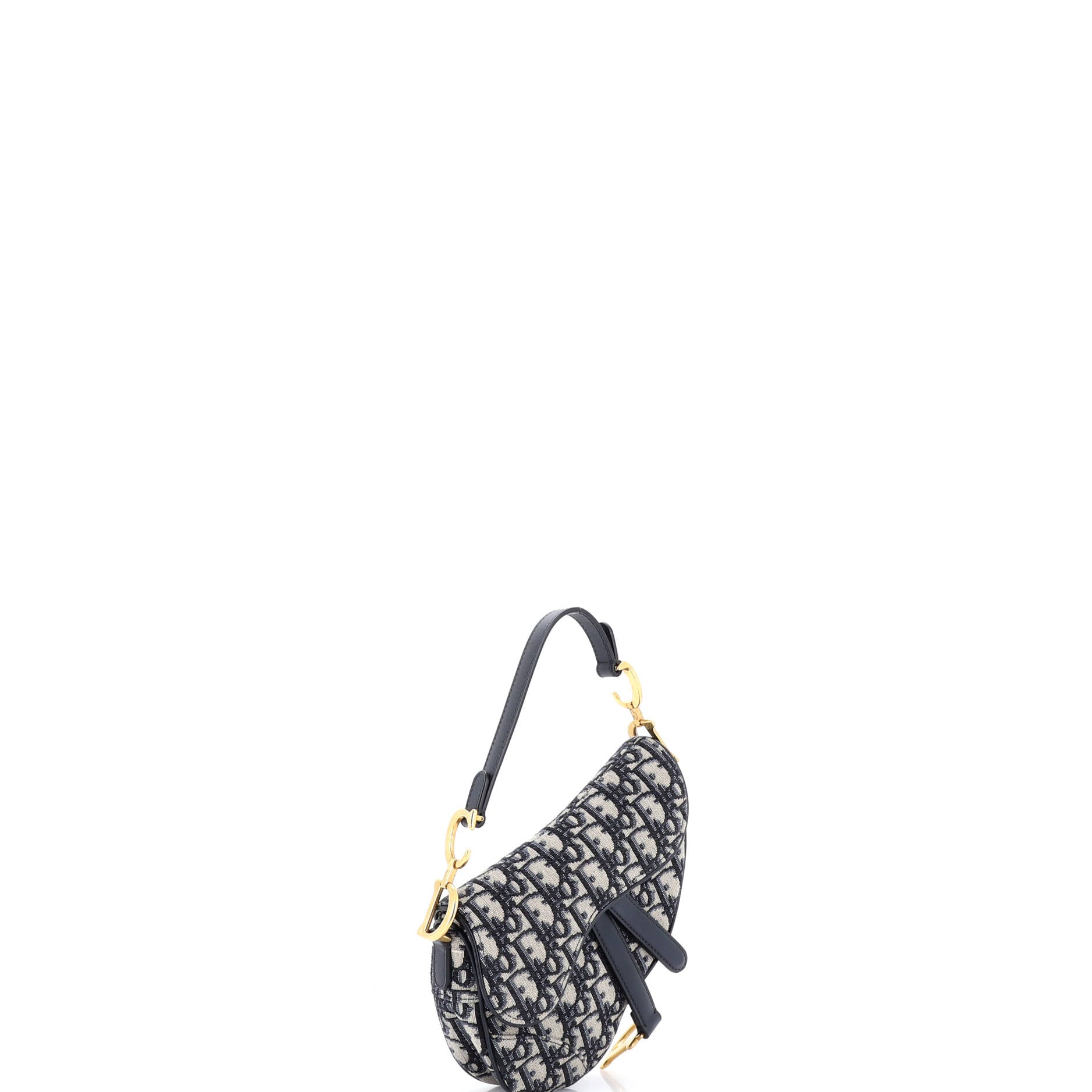 Saddle Handbag Oblique Canvas Mini