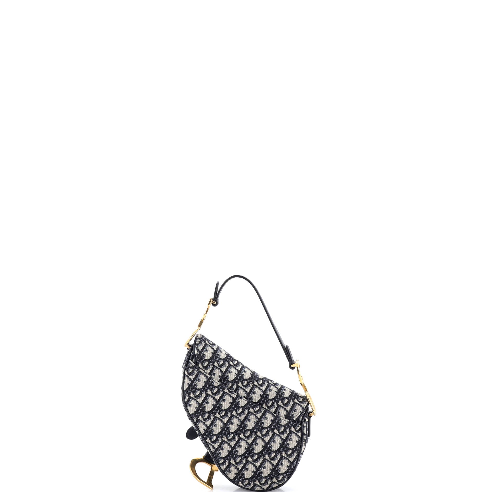 Saddle Handbag Oblique Canvas Mini