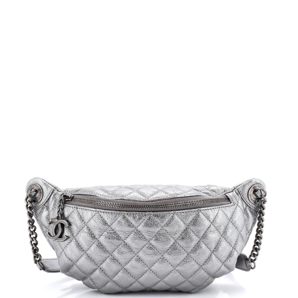 Banane Waist Bag Quilted Leather