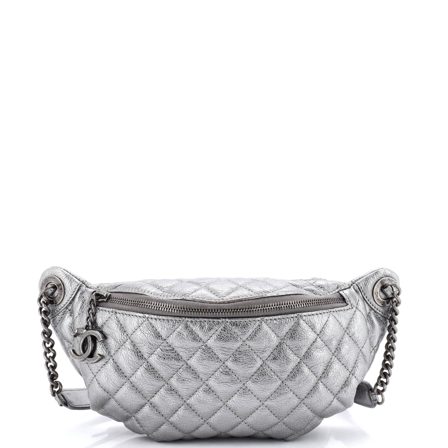 Banane Waist Bag Quilted Leather