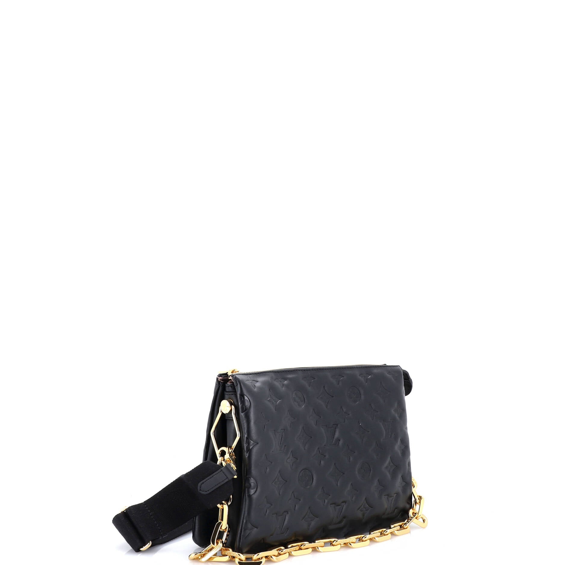 Coussin Bag Monogram Embossed Lambskin PM