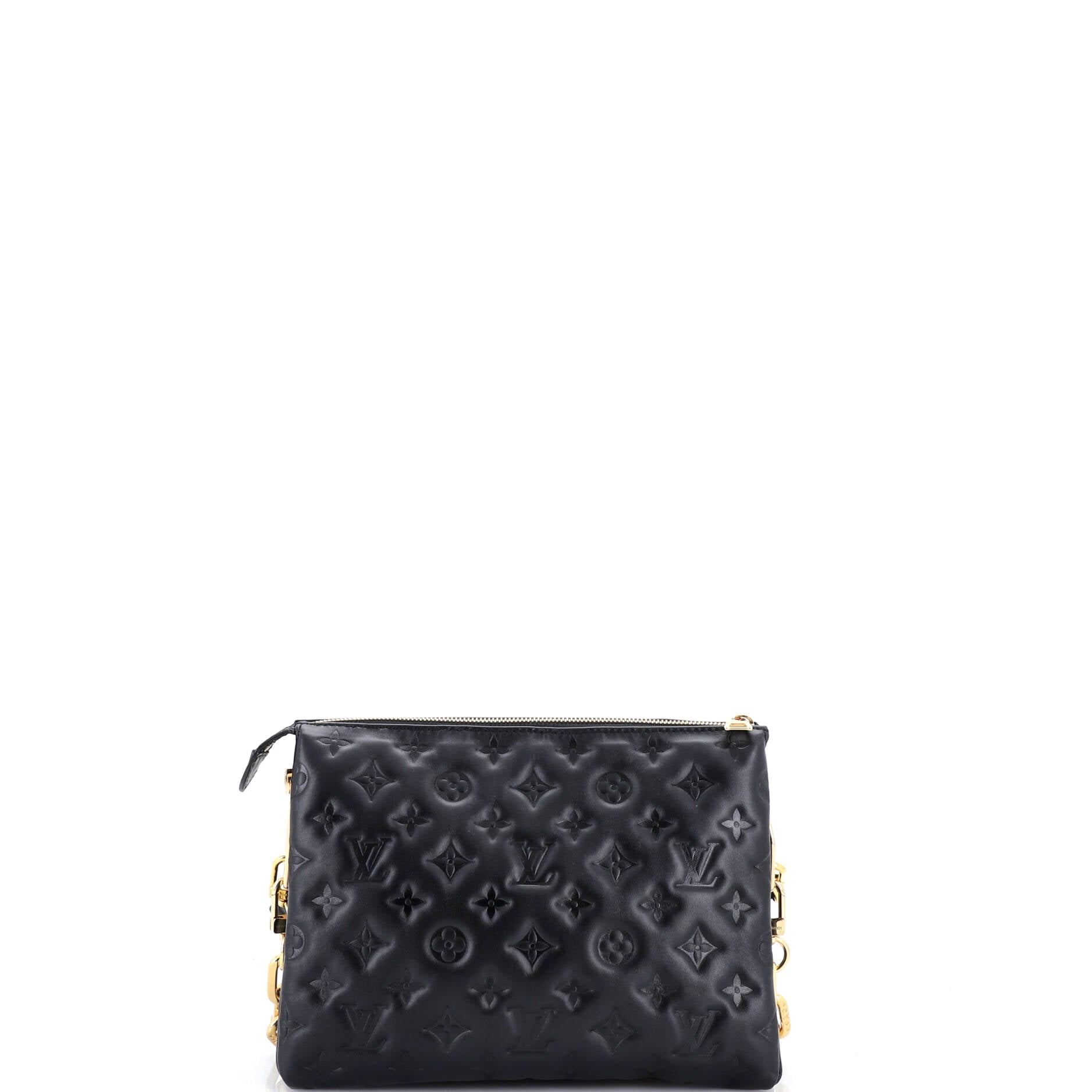 Coussin Bag Monogram Embossed Lambskin PM