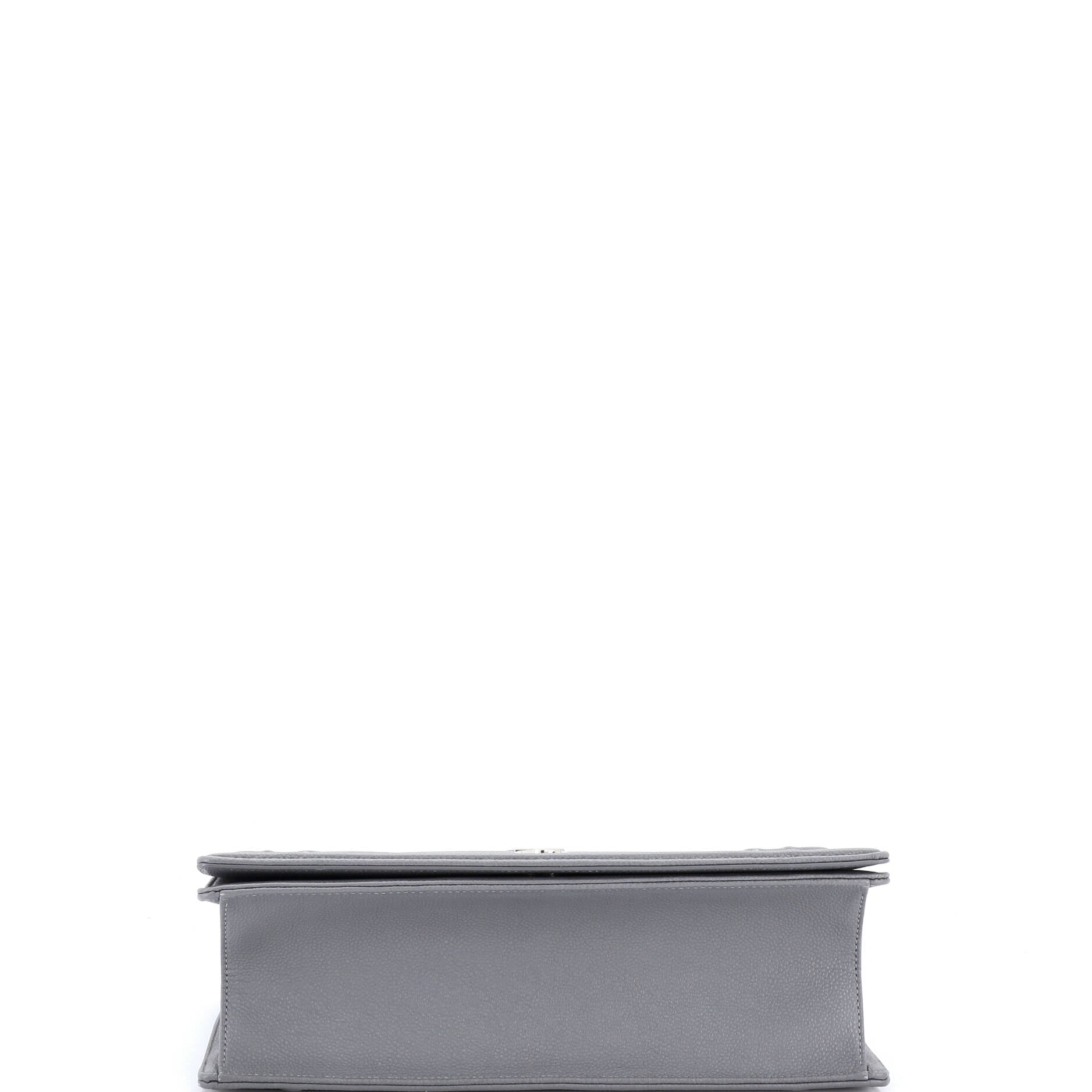 Diorama Flap Bag Grained Calfskin Large