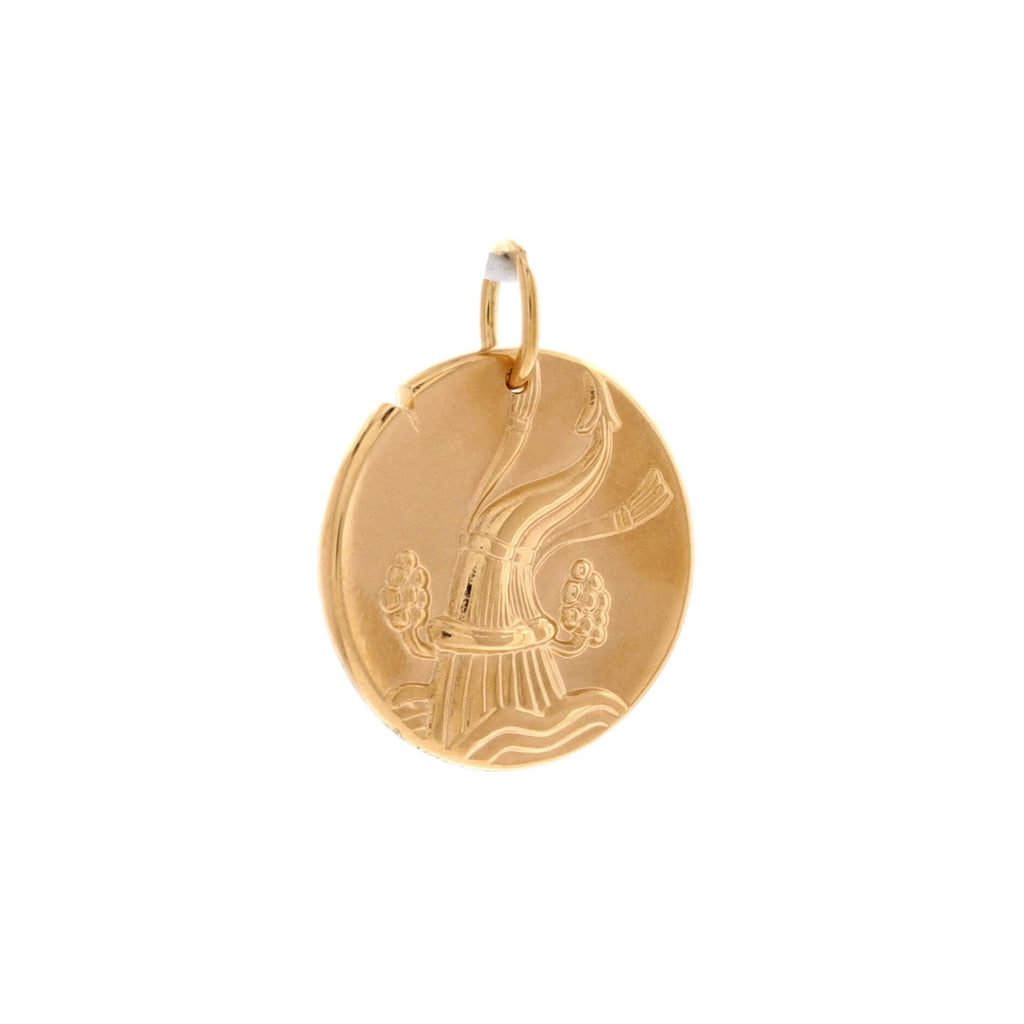 Zodiac Pendant Pendant & Charms 18K Yellow Gold