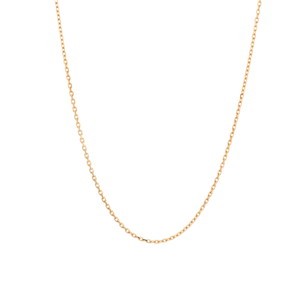 Trace Chain Necklace 18K Yellow Gold 70cm